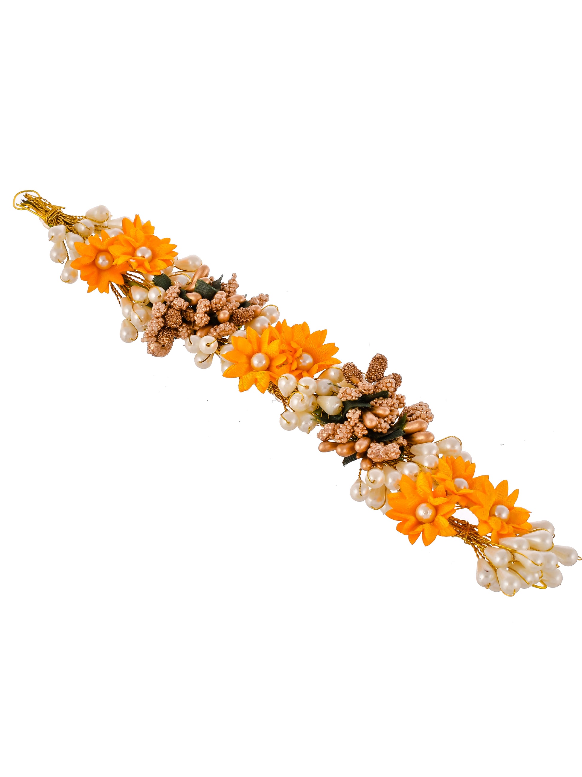 Marigold Artificial Flower Hair Accessory Set