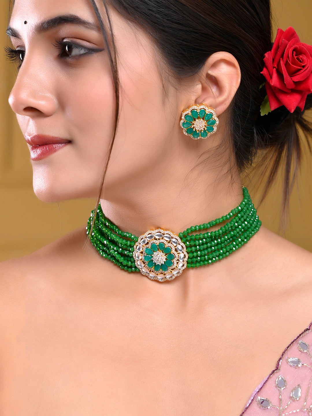 Ethnic Choker Jewellery Set