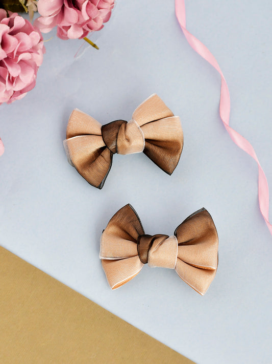Set of 2 Shaded Bow Hair Accessory for Women Online