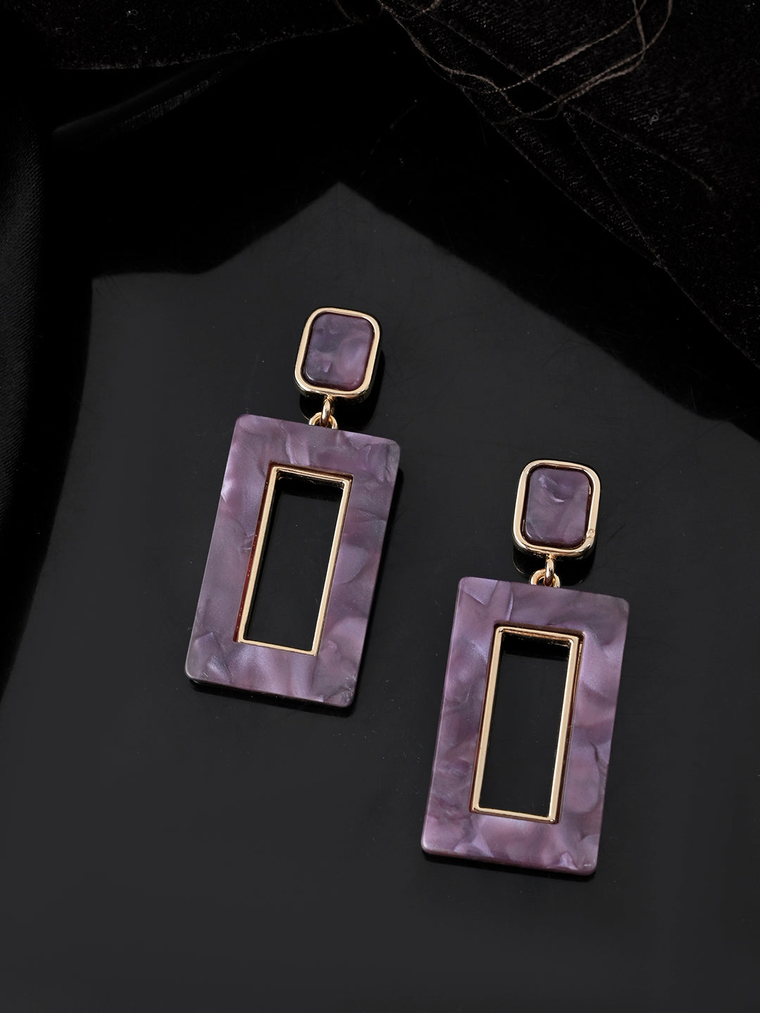 Gold-Plated Spiral Hoop Earrings for women