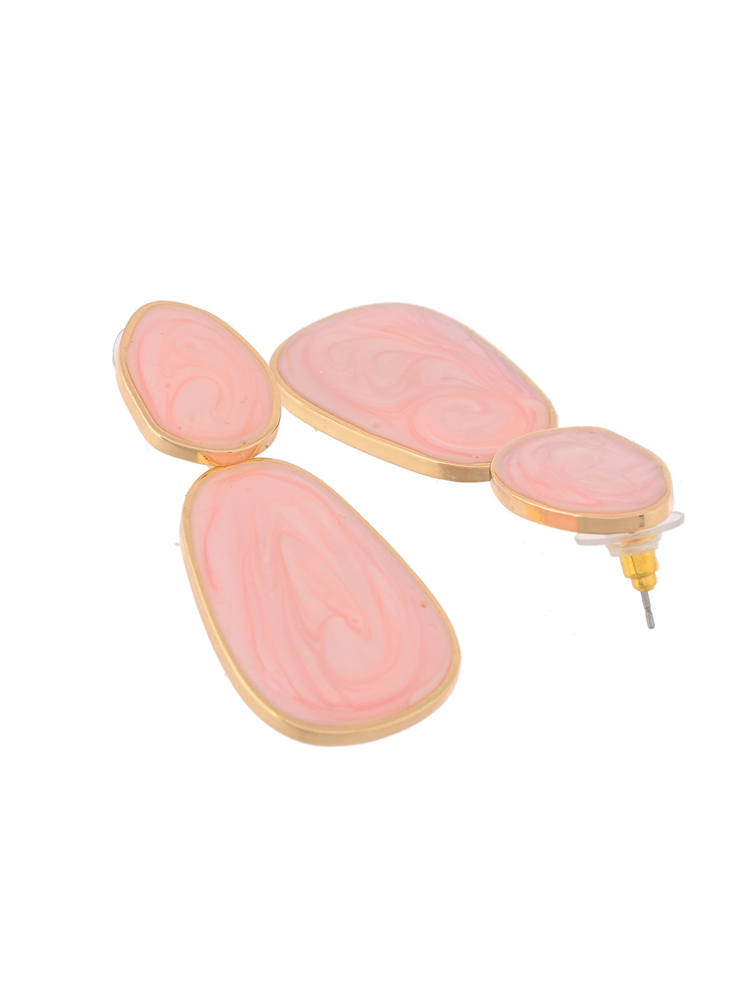 Pink Swirl Resin Drop Earring | Earring For Women