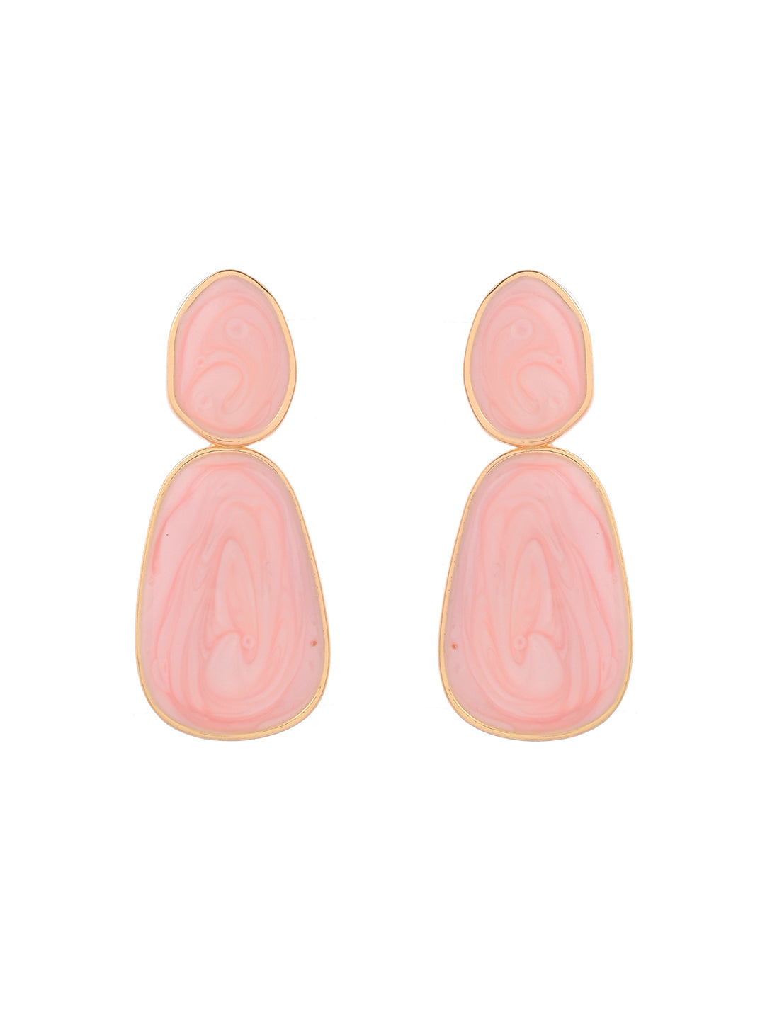 Pink Swirl Resin Drop Earring | Earring For Women