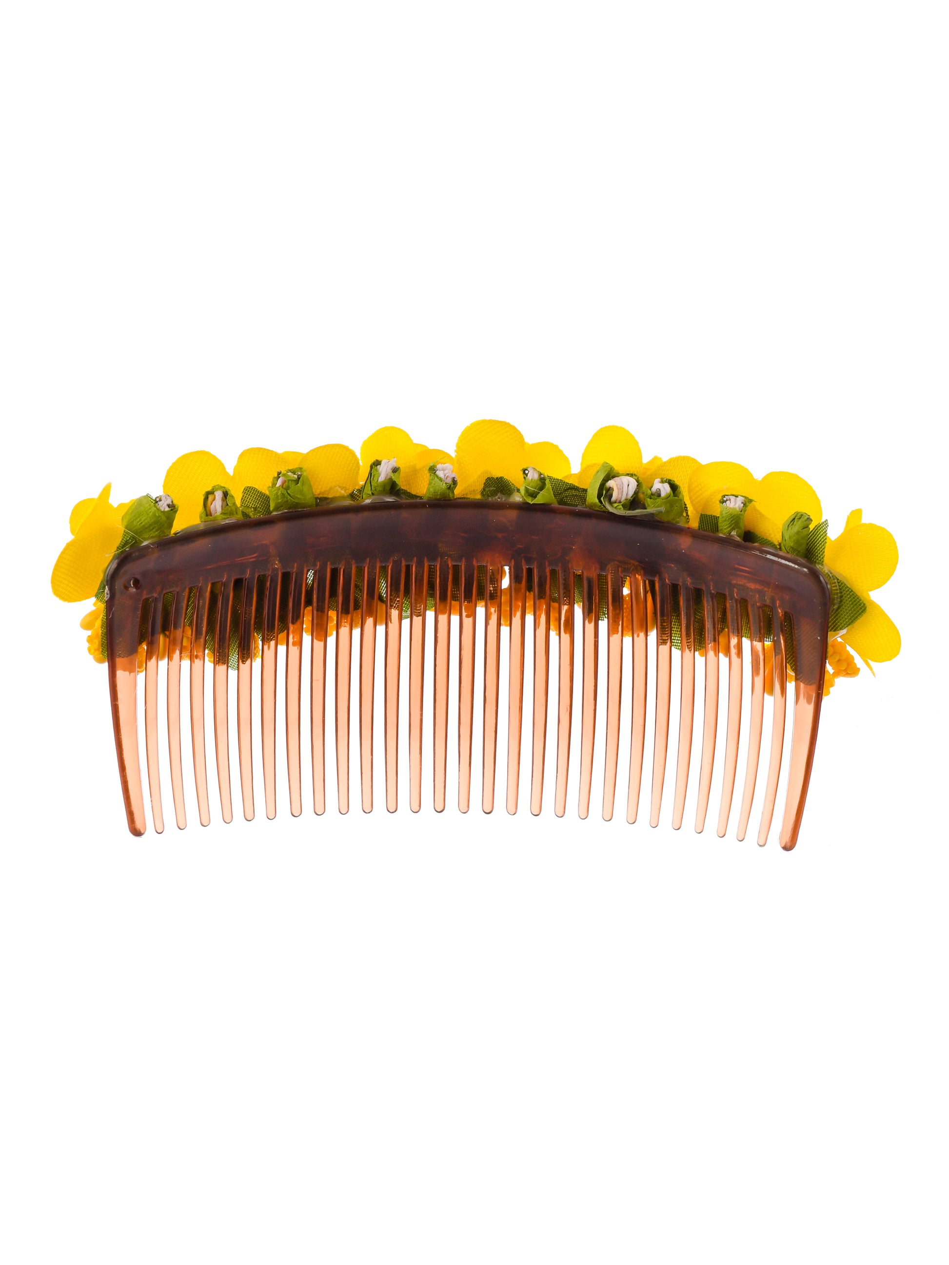 Yellow Floral Handcrafed Hair Accessory