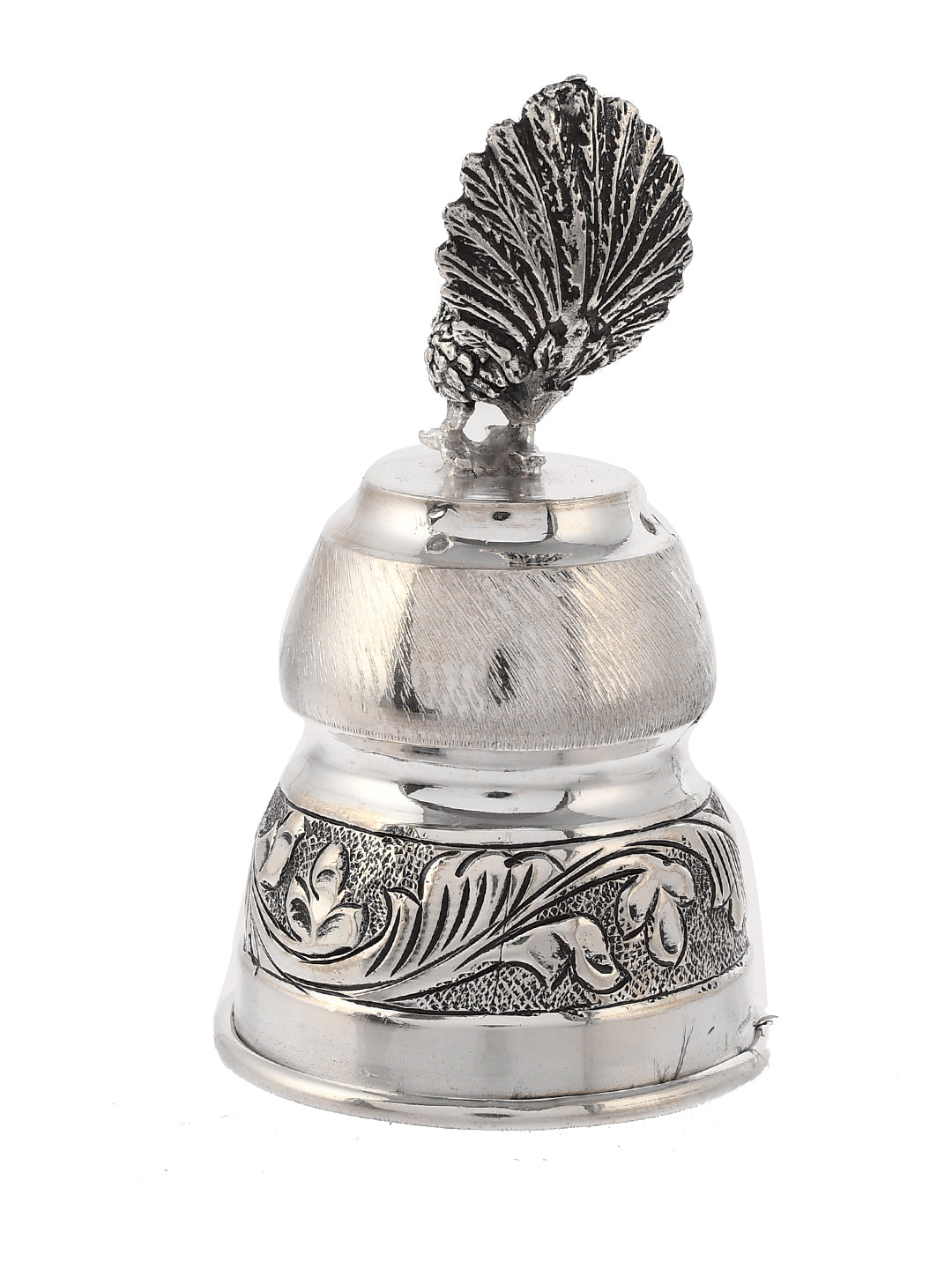 999 Sterling Silver Peacock Agarbatti Stand for Pooja and Mandir