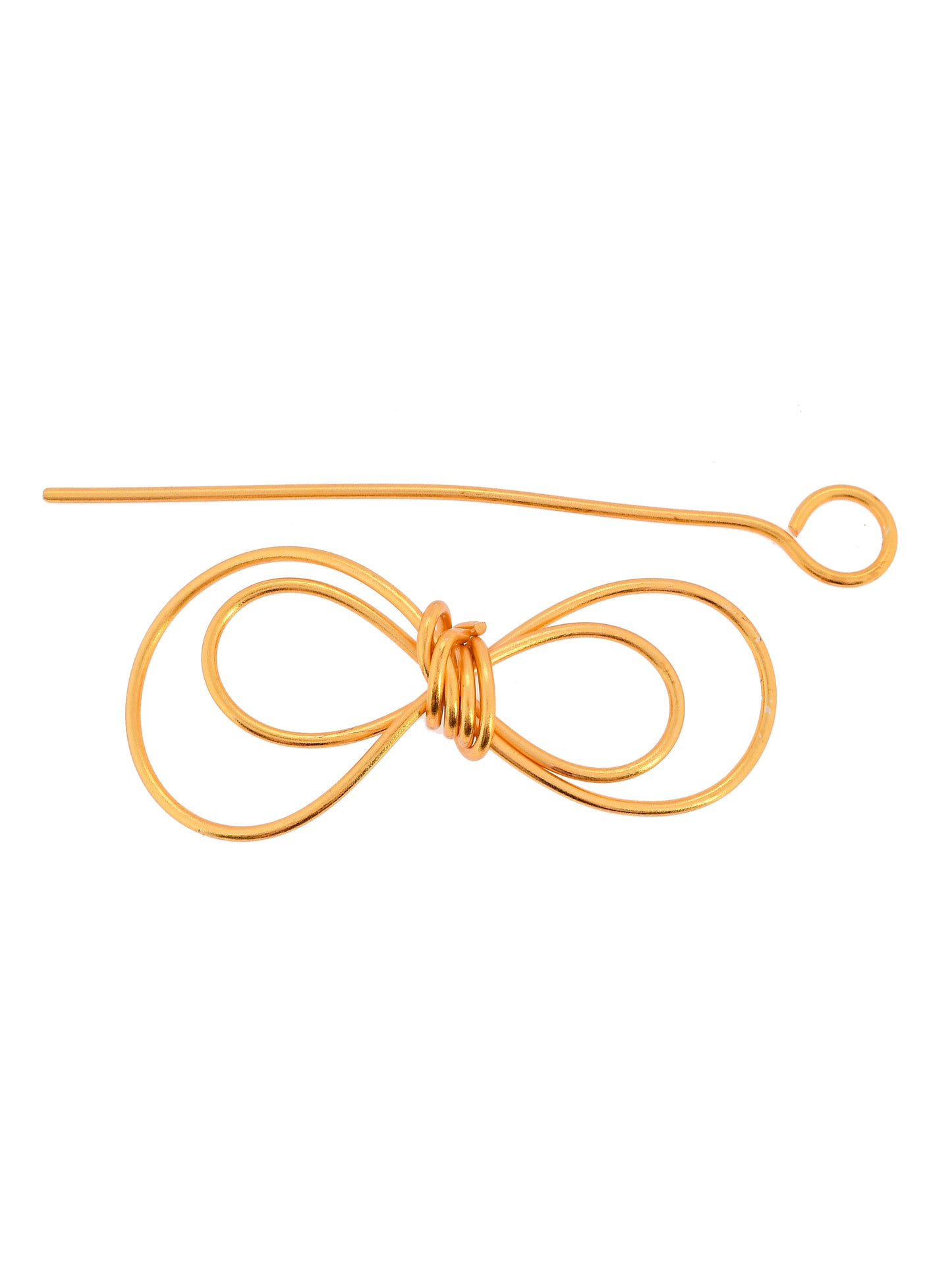 Gold plated Metalic Hair Bun Pin | Hair Accessories