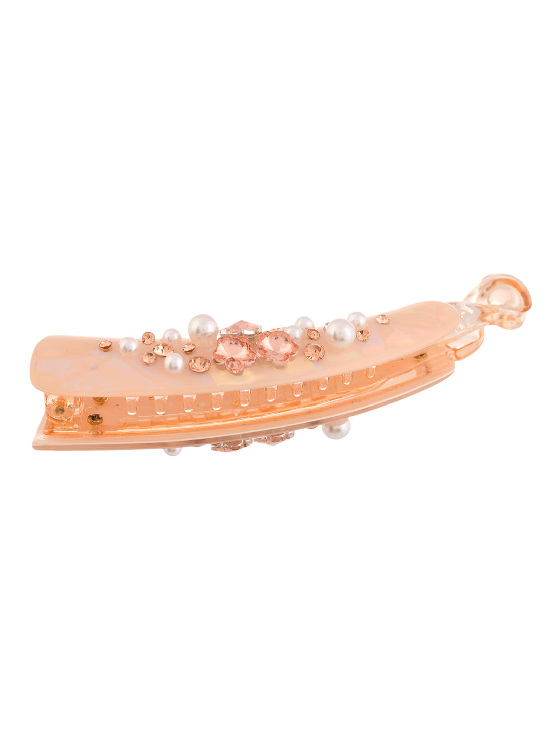 Pearl Cz Hair Banana Clip