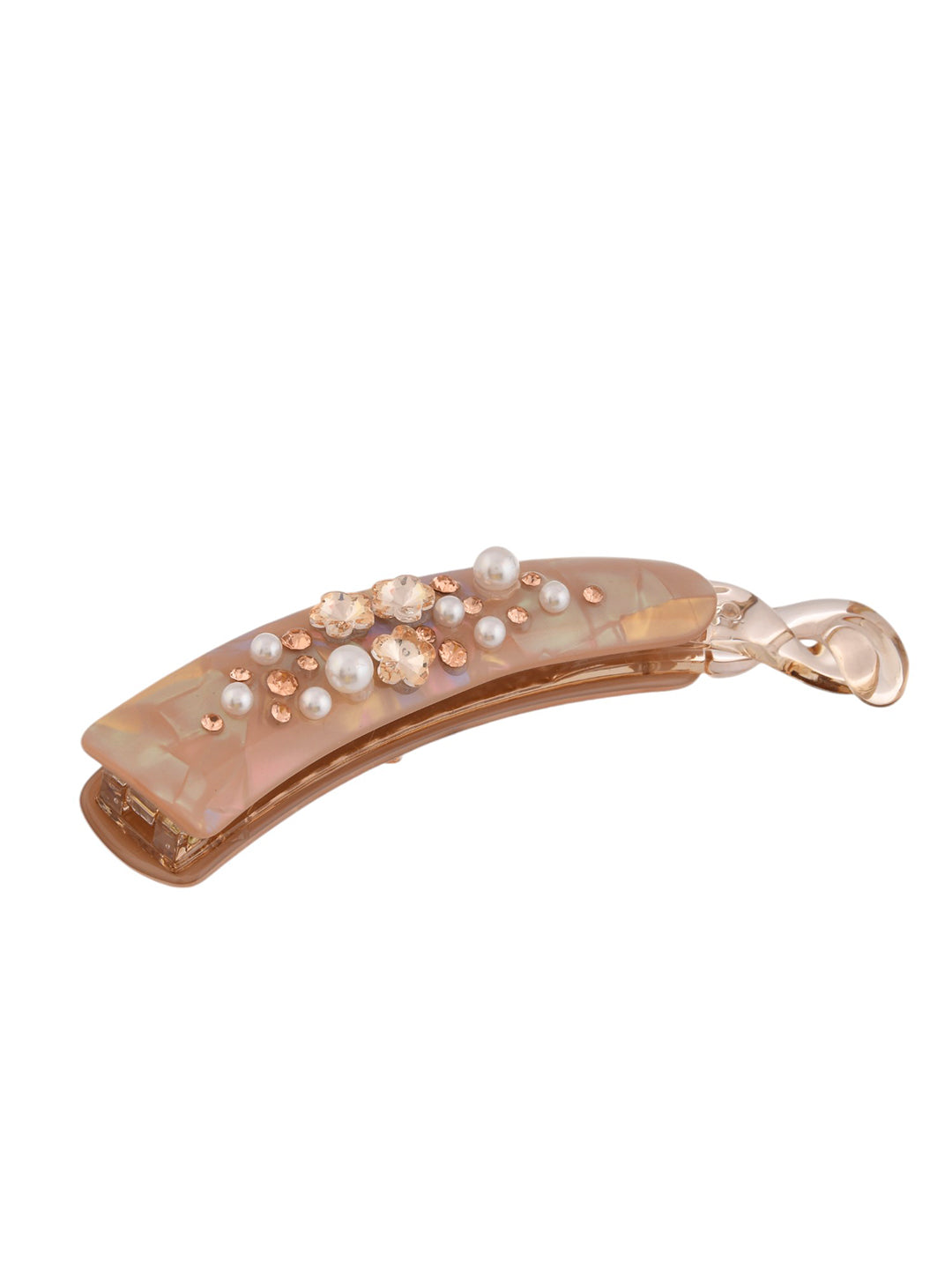 Jewelled Hair Banana Clutch