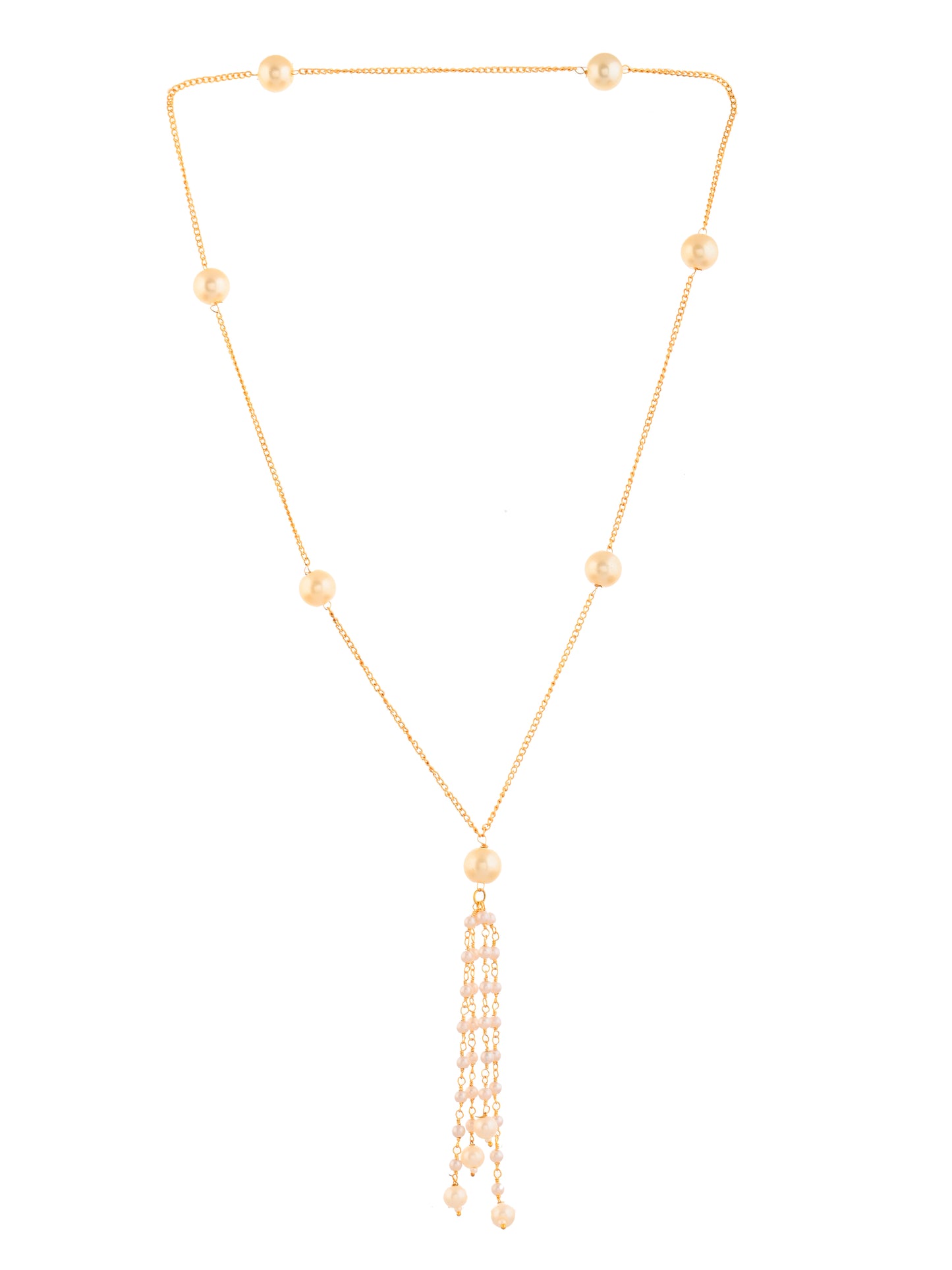 Hanging Pearl Chain Necklace