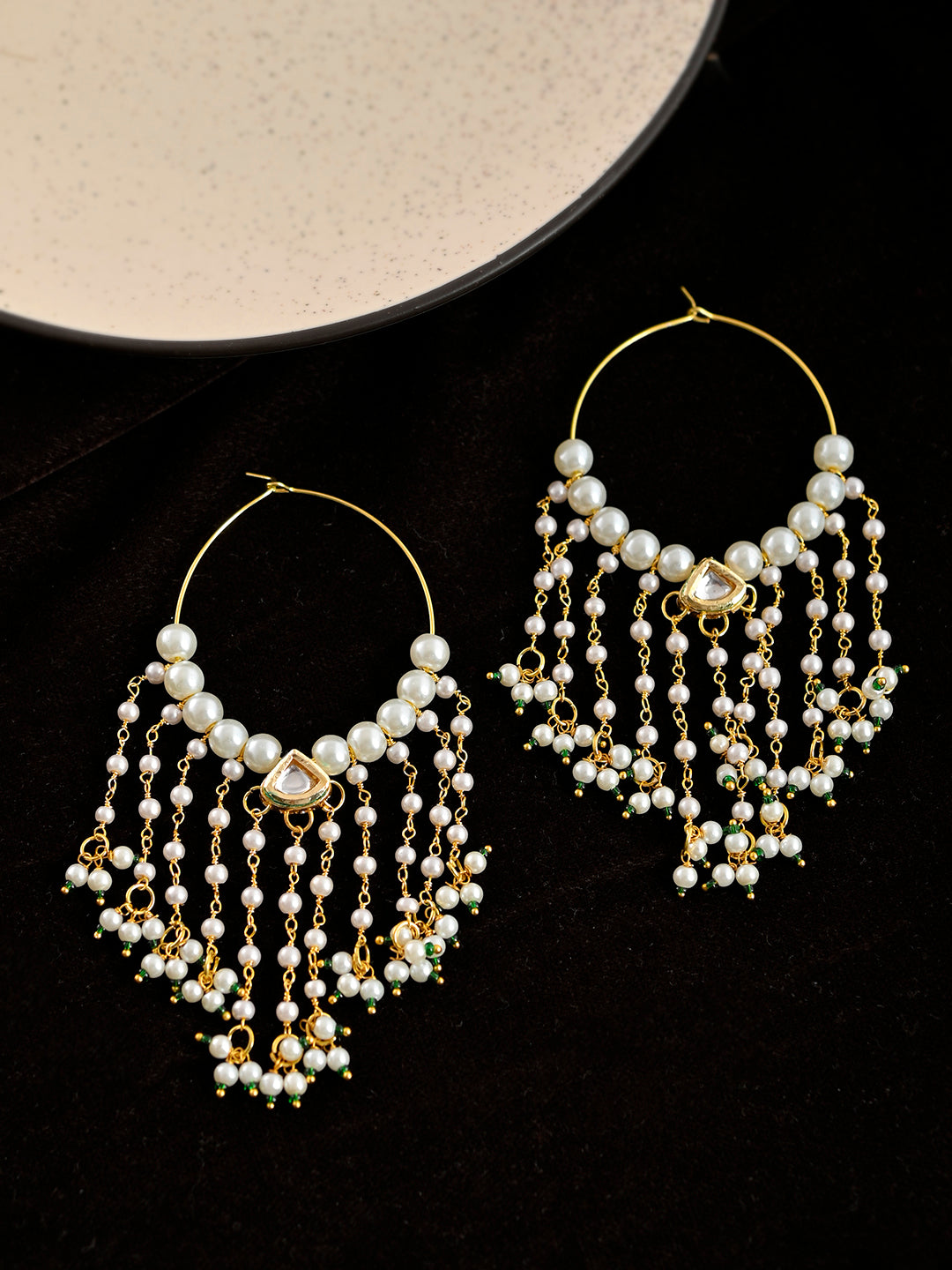 Pearl Chandelier Earrings For Women | Pearl & Ethnic Earrings