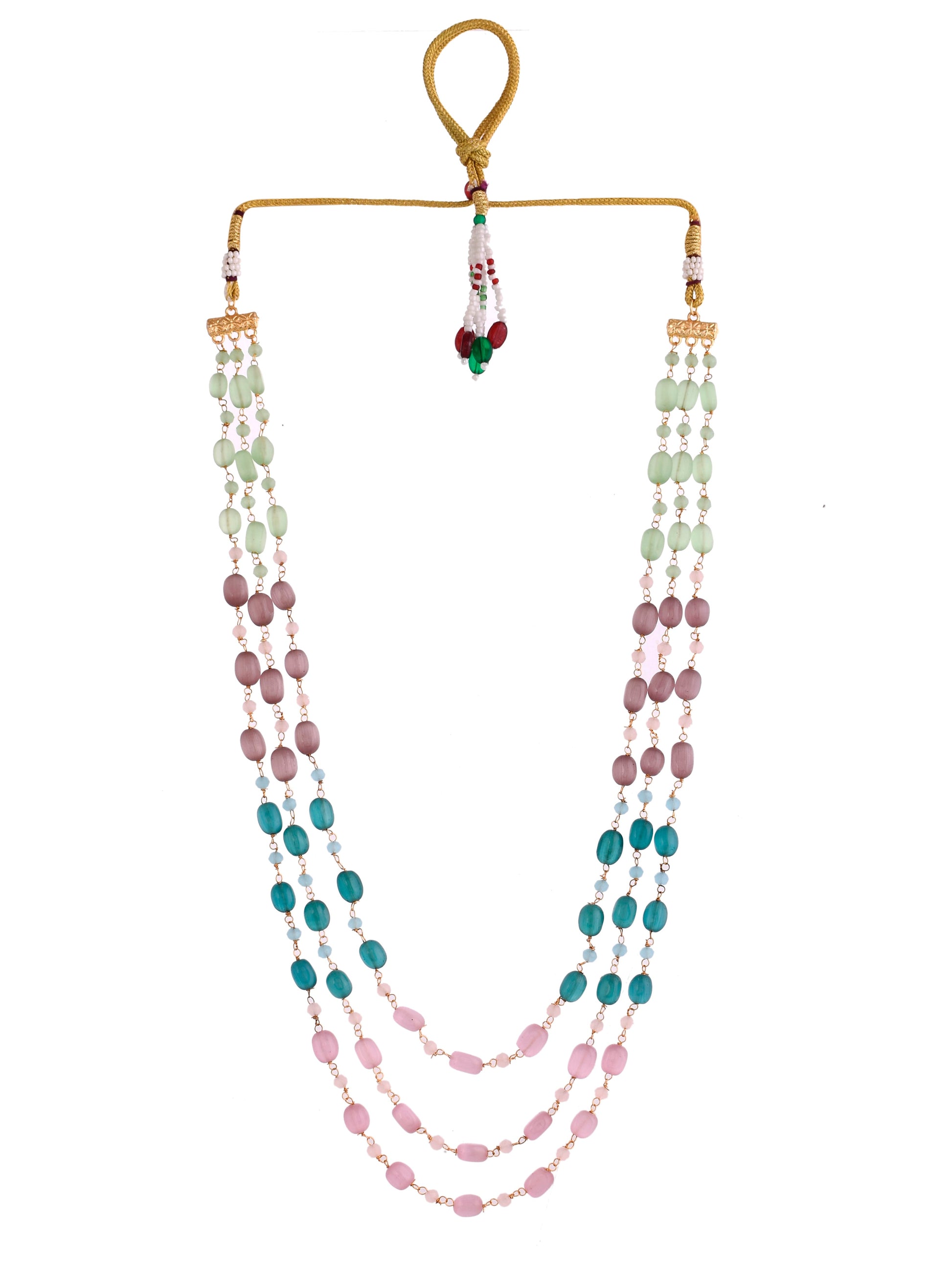 Multi-Colored Beaded Necklace For Women & Girls