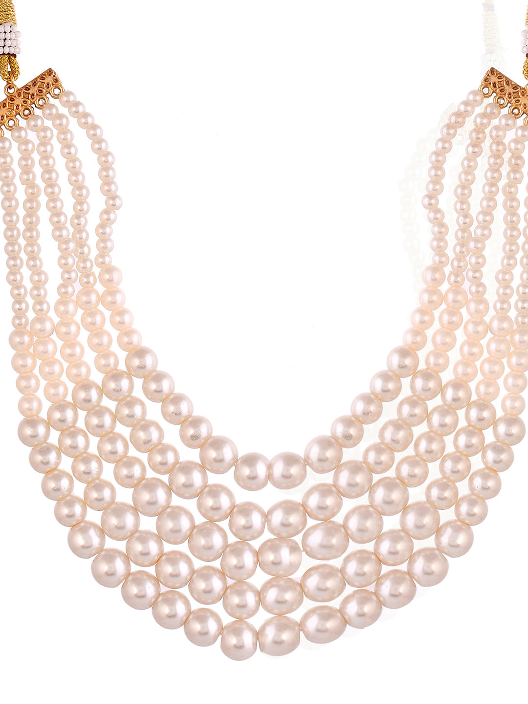 Multi-Strand Pearl Necklace For Women & Girls