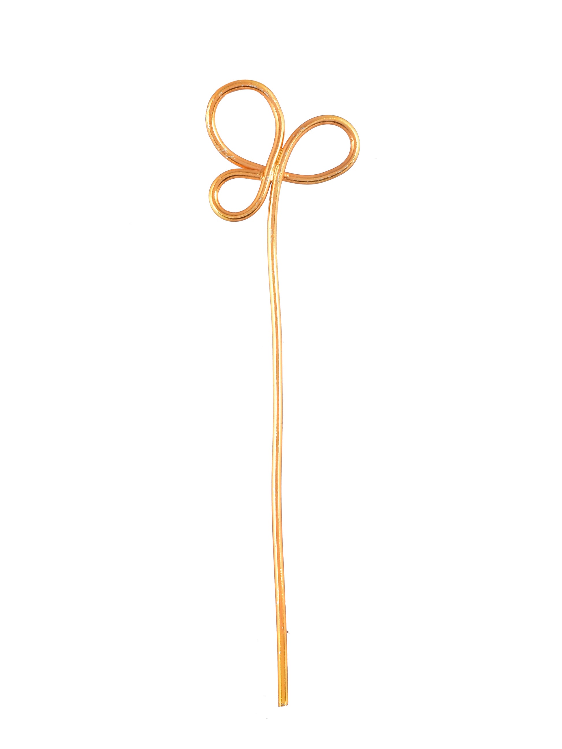 Gold Plated Trinetra Knot Hair Stick