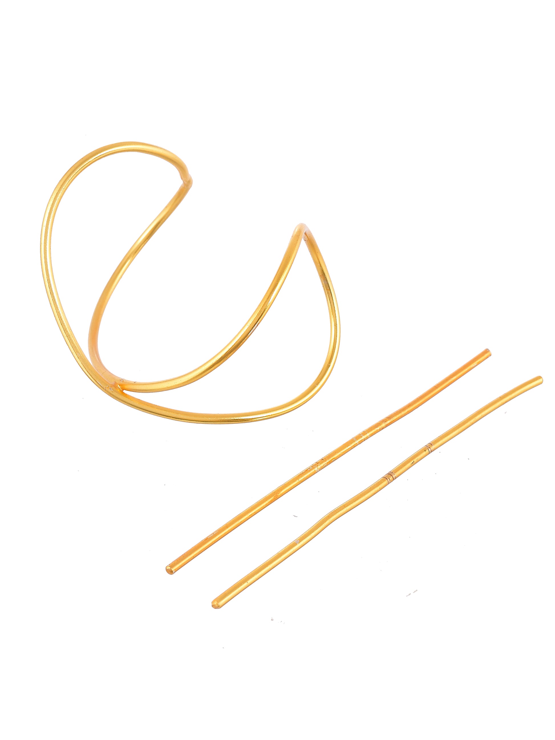 Gold plated Aristole Designer Hair Accessory Set
