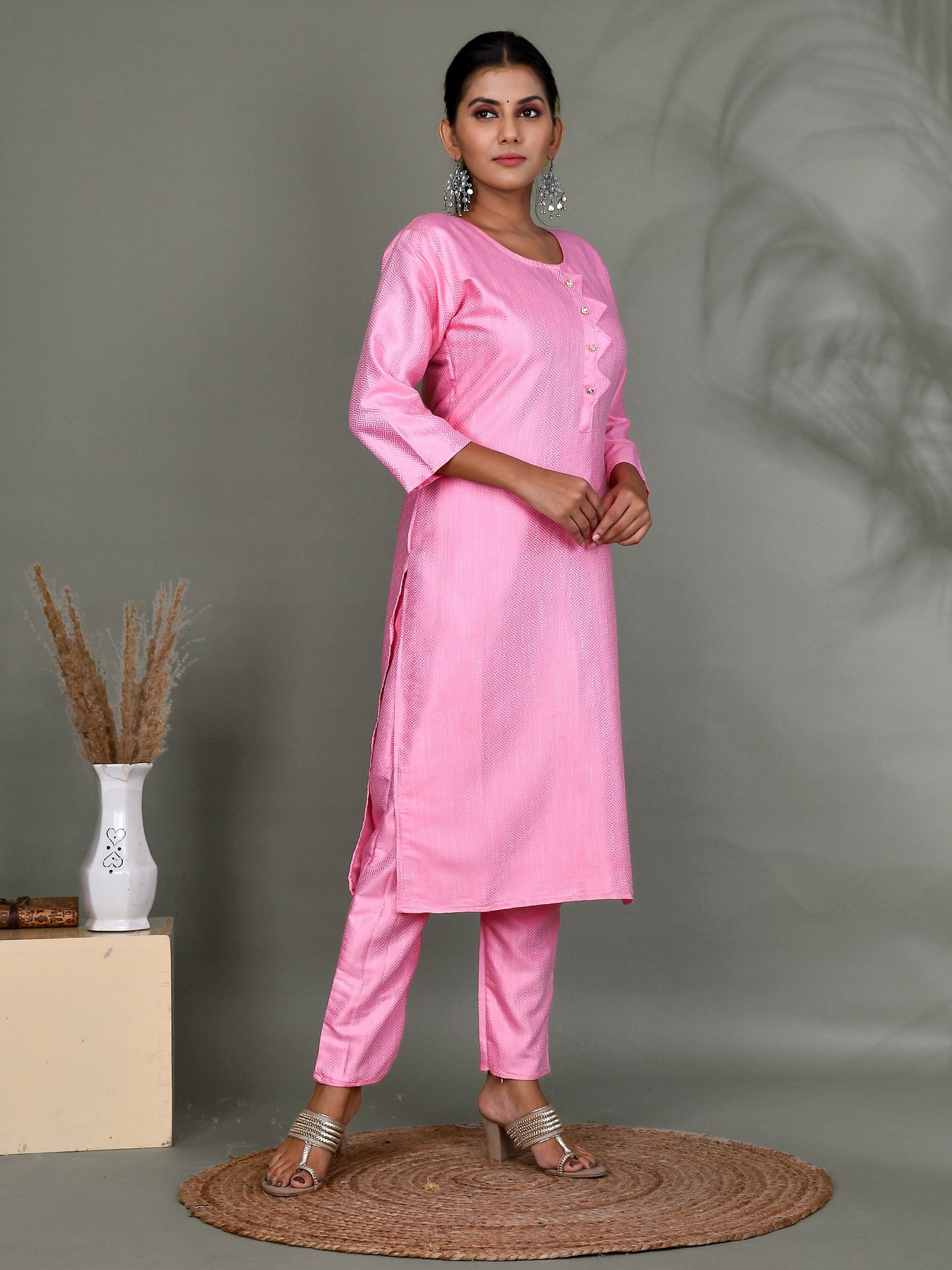 Viscose Rayon Kurta Pant Set For women