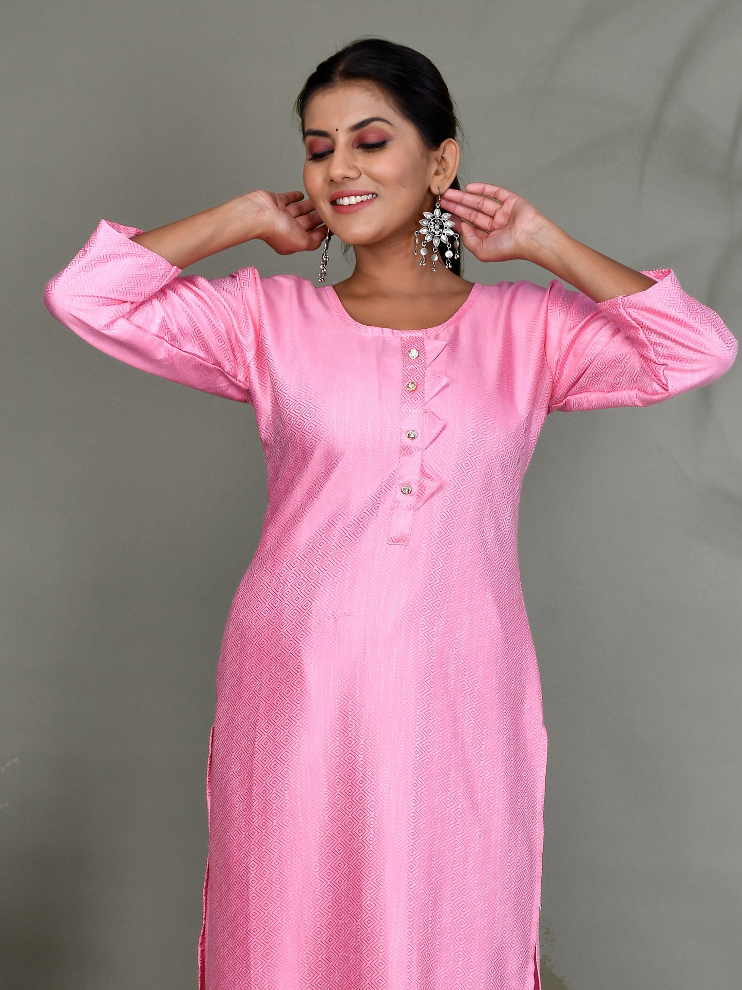 Viscose Rayon Kurta Pant Set For women