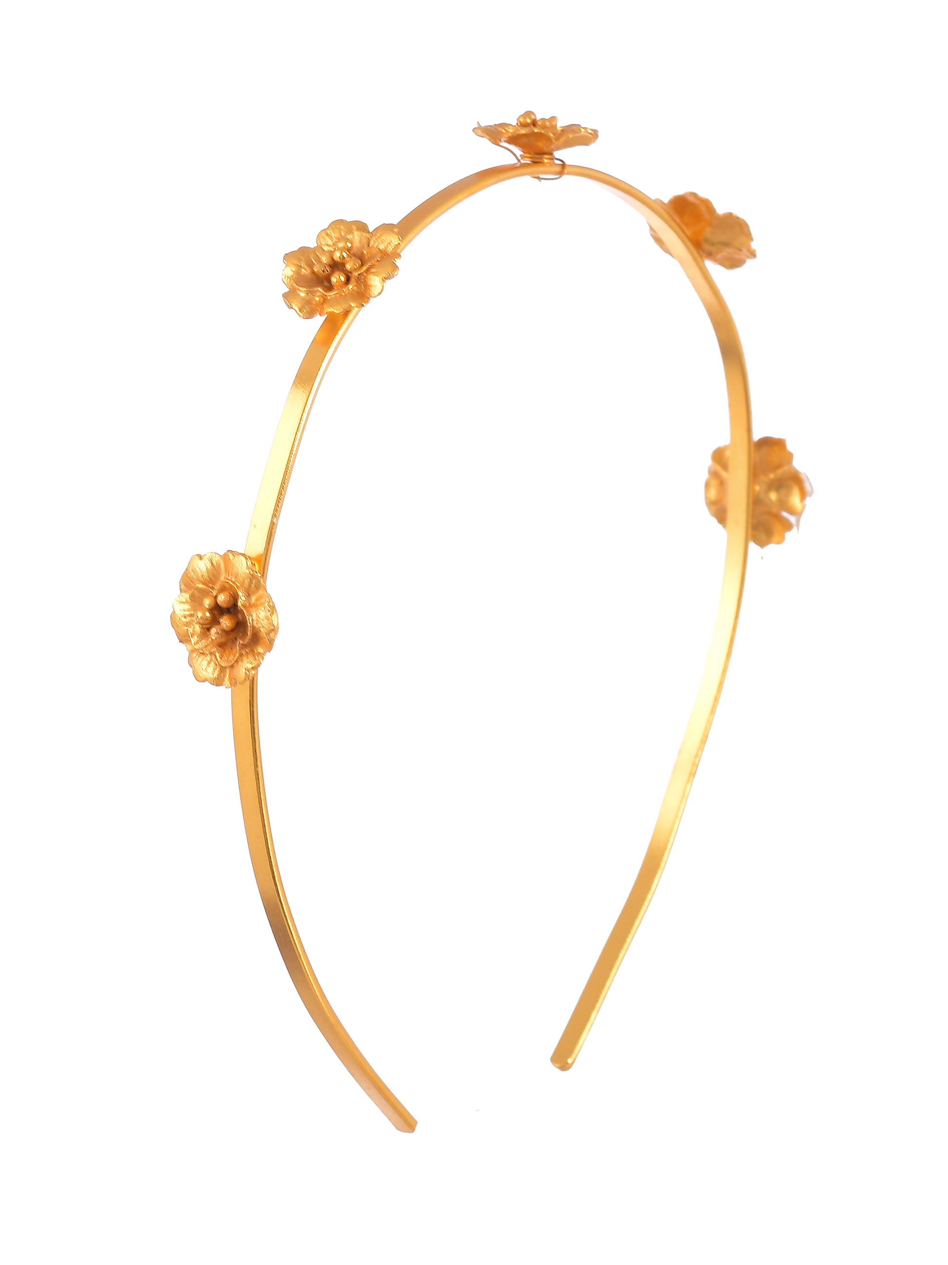 Floral Gold plated Hairband