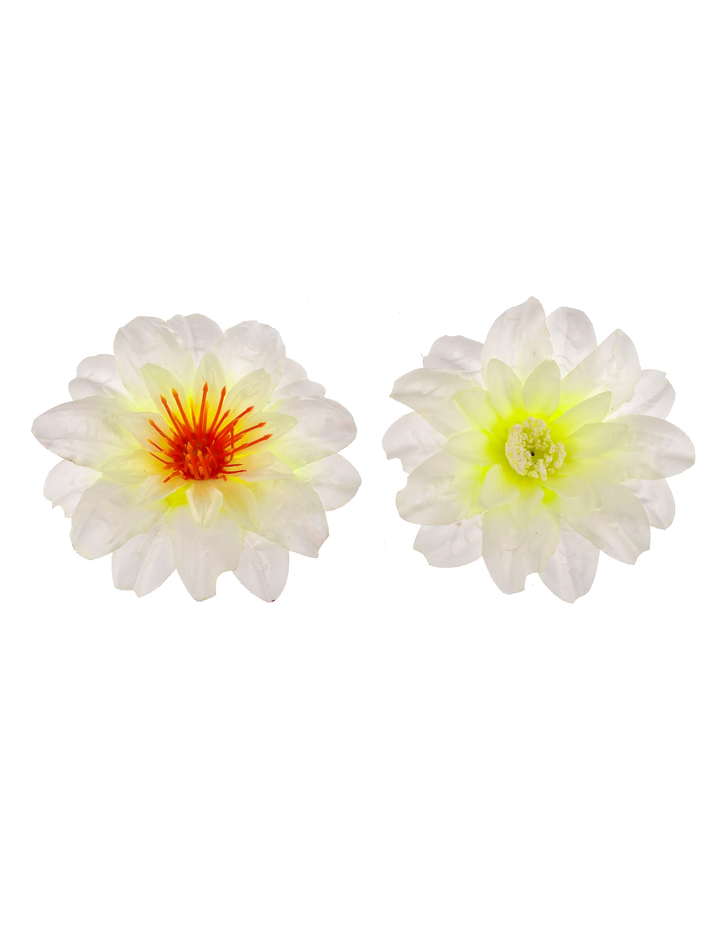 Two White Floral Hair Accessory