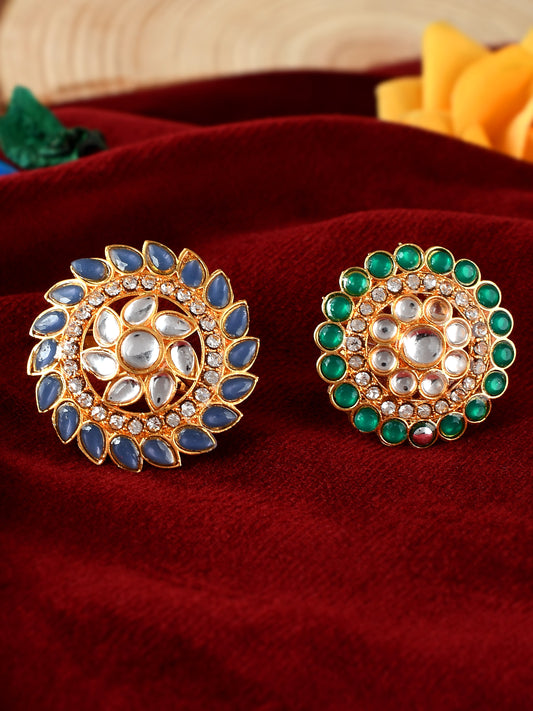 Set of 2 Gold Plated Ethnic Traditional Angoothi for Women Online