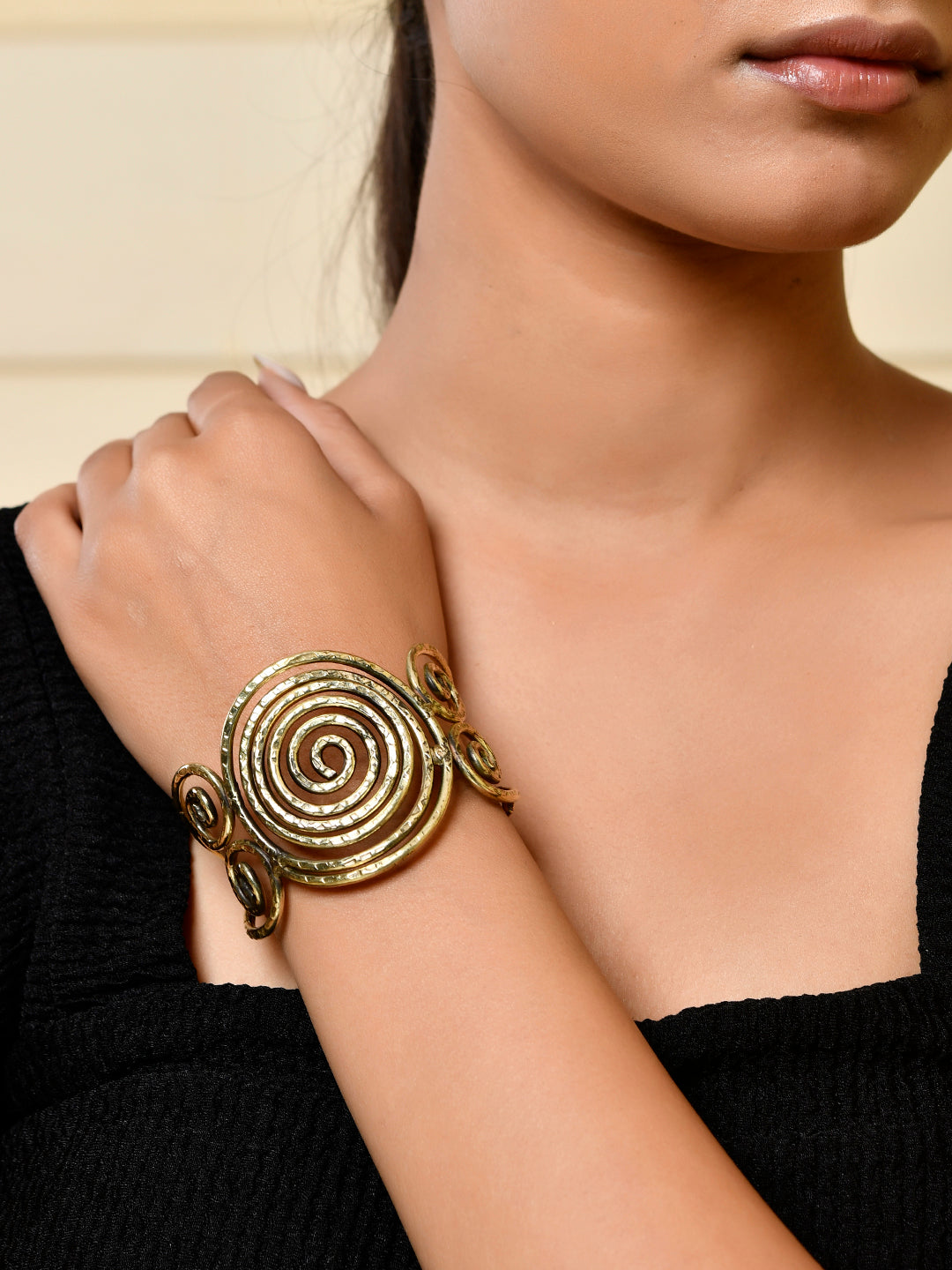 Gold-Toned Metal Bracelet | Western Wear Jewellery