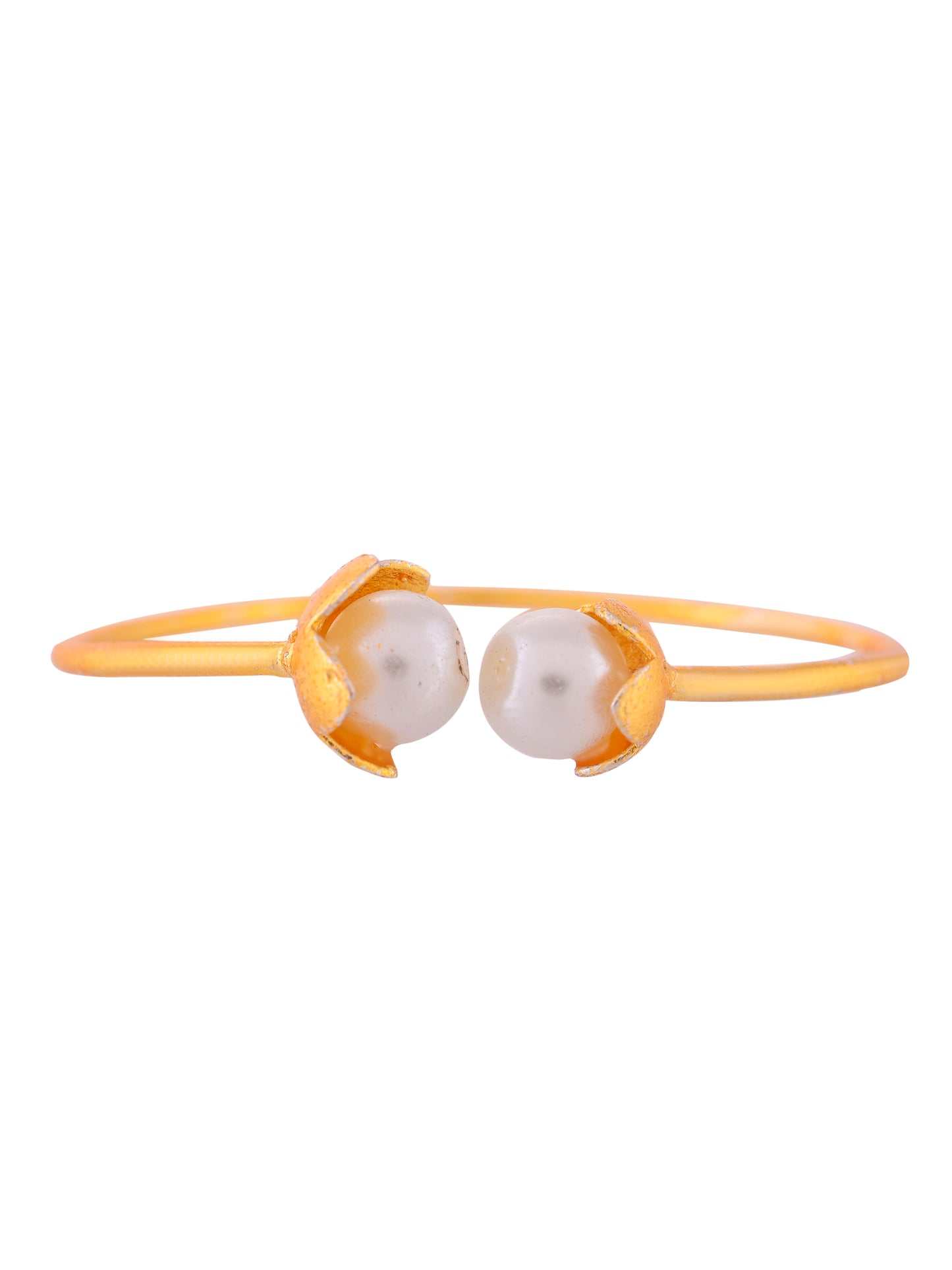 Gold-Plated Bracelet For Women | Pearl Jewellery | Stylish Fashion Jewellery