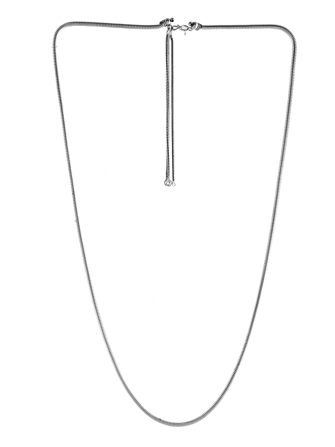 Plain Silver Slim Kamarband For Women Perfect For All Outfit