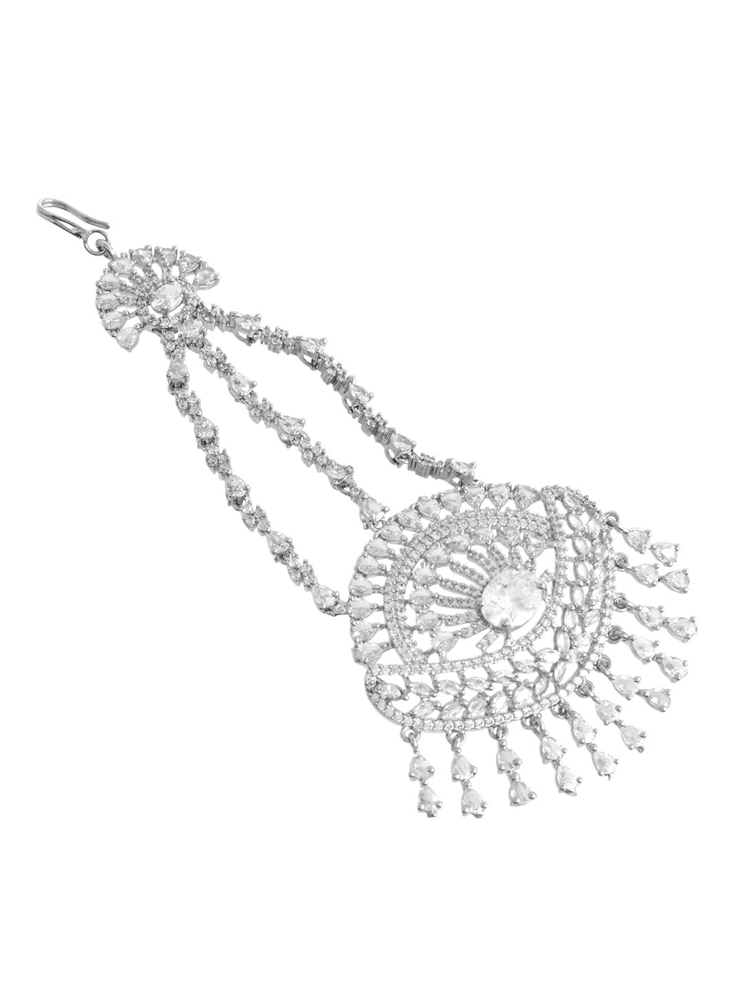 American Diamond Bridal Paasa Maangtika For Women | Party & Bridal Accessories