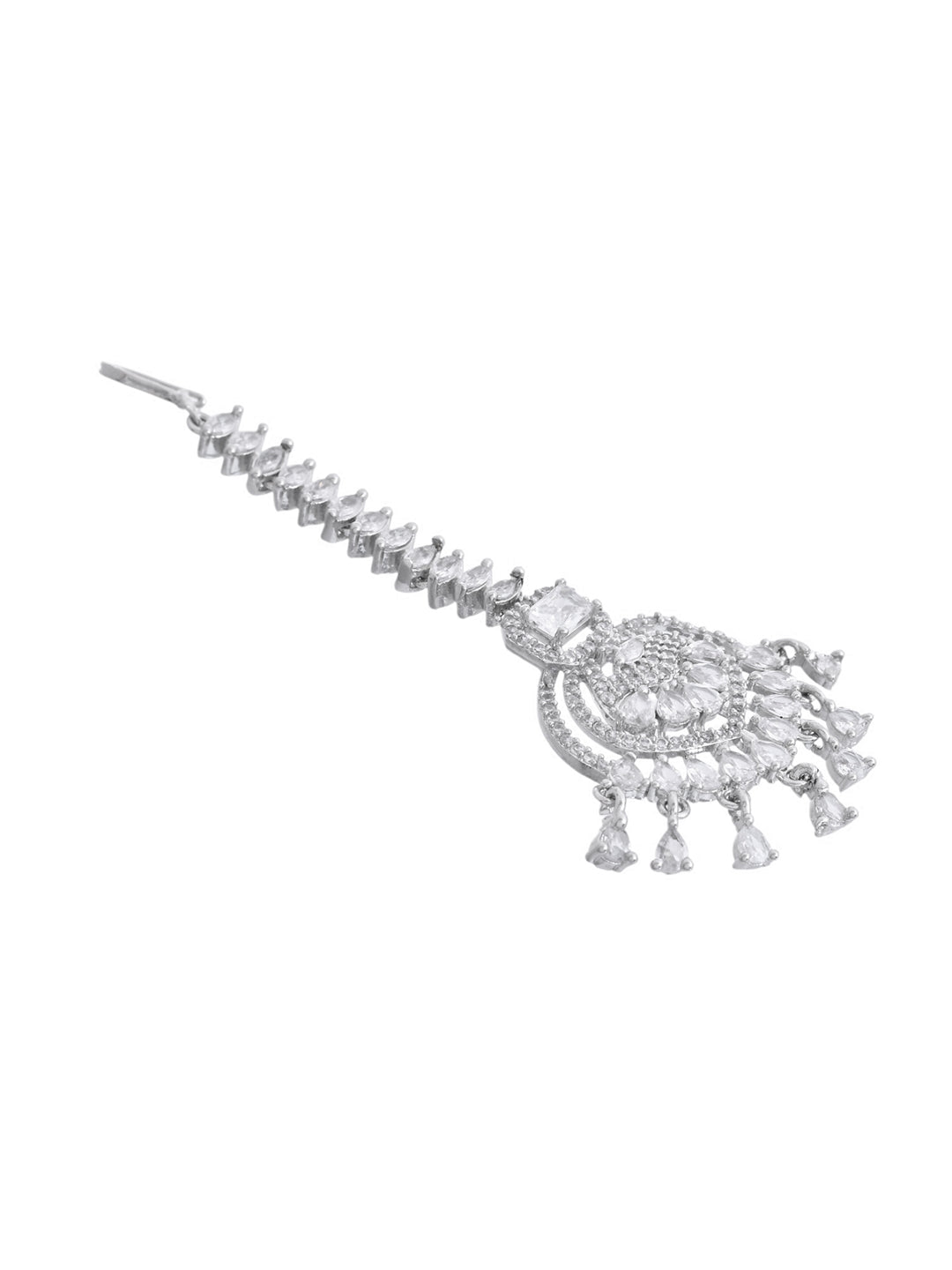 American Diamond Maang Tikka For Women | Party & Bridal Accessorie