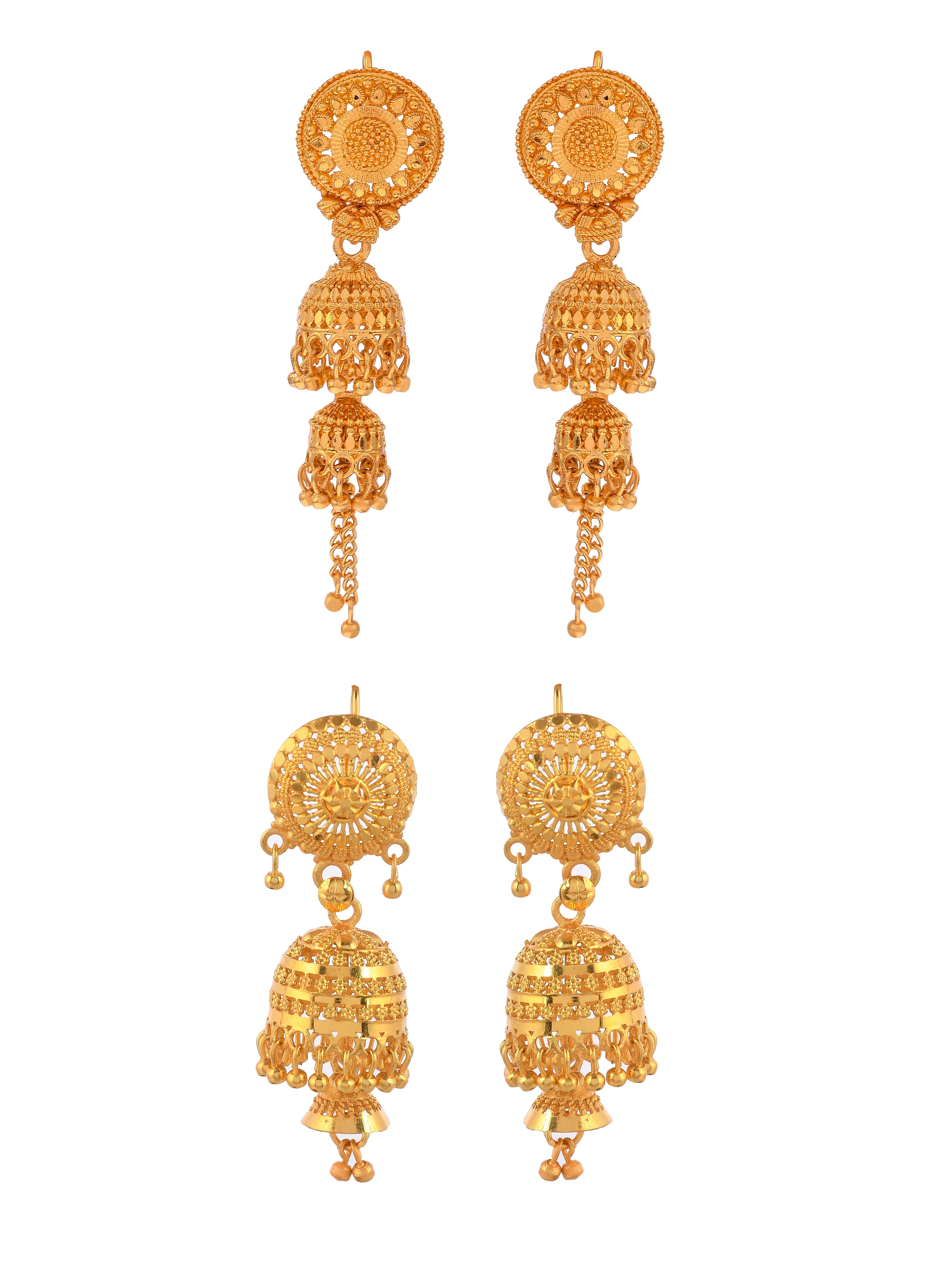 Buy Gold Set Of 3 Butterfly Hoop Earrings Online - Accessorize India