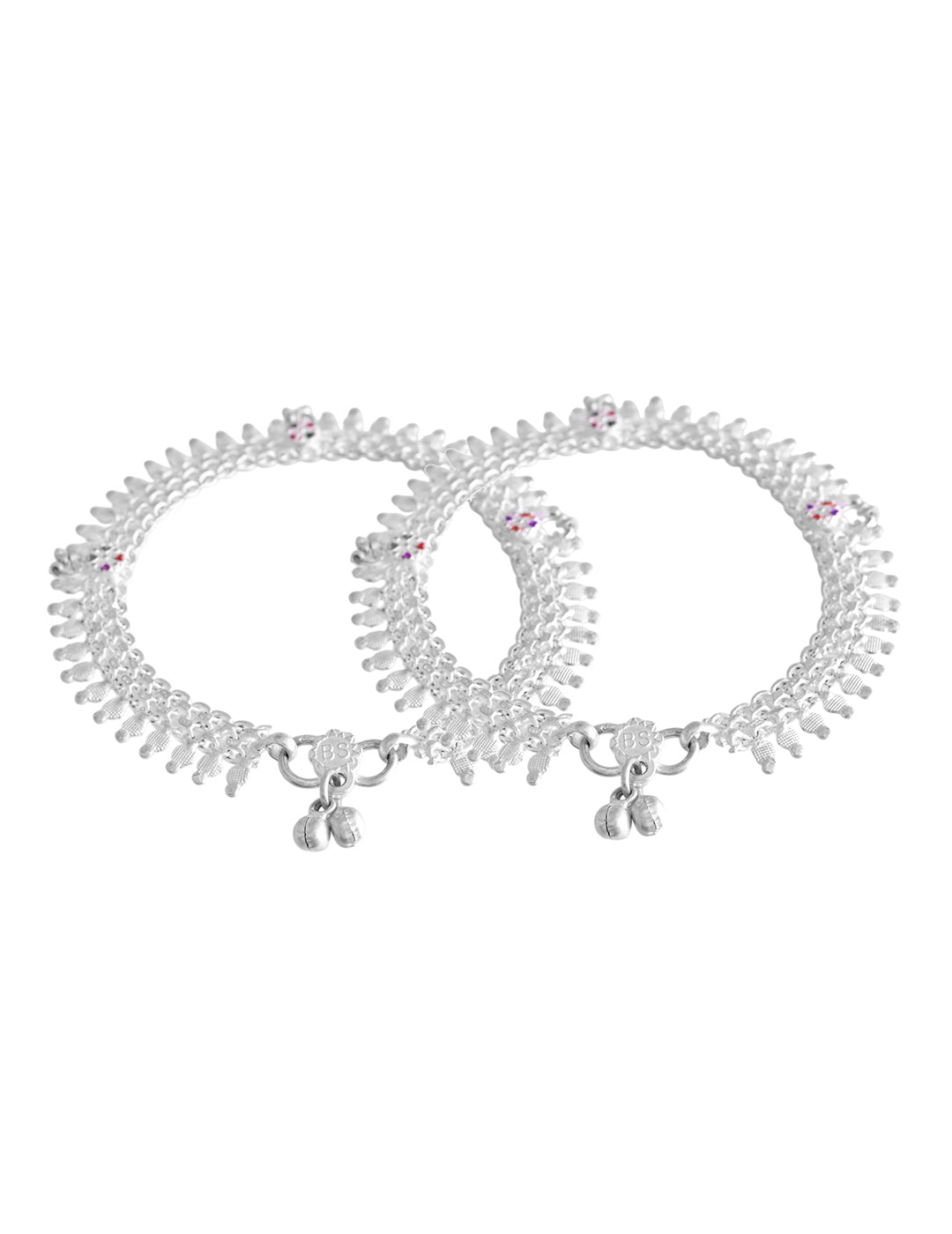 Handcrafted Silver Plated Anklet With Bead | Traditional & Party Wear Payal