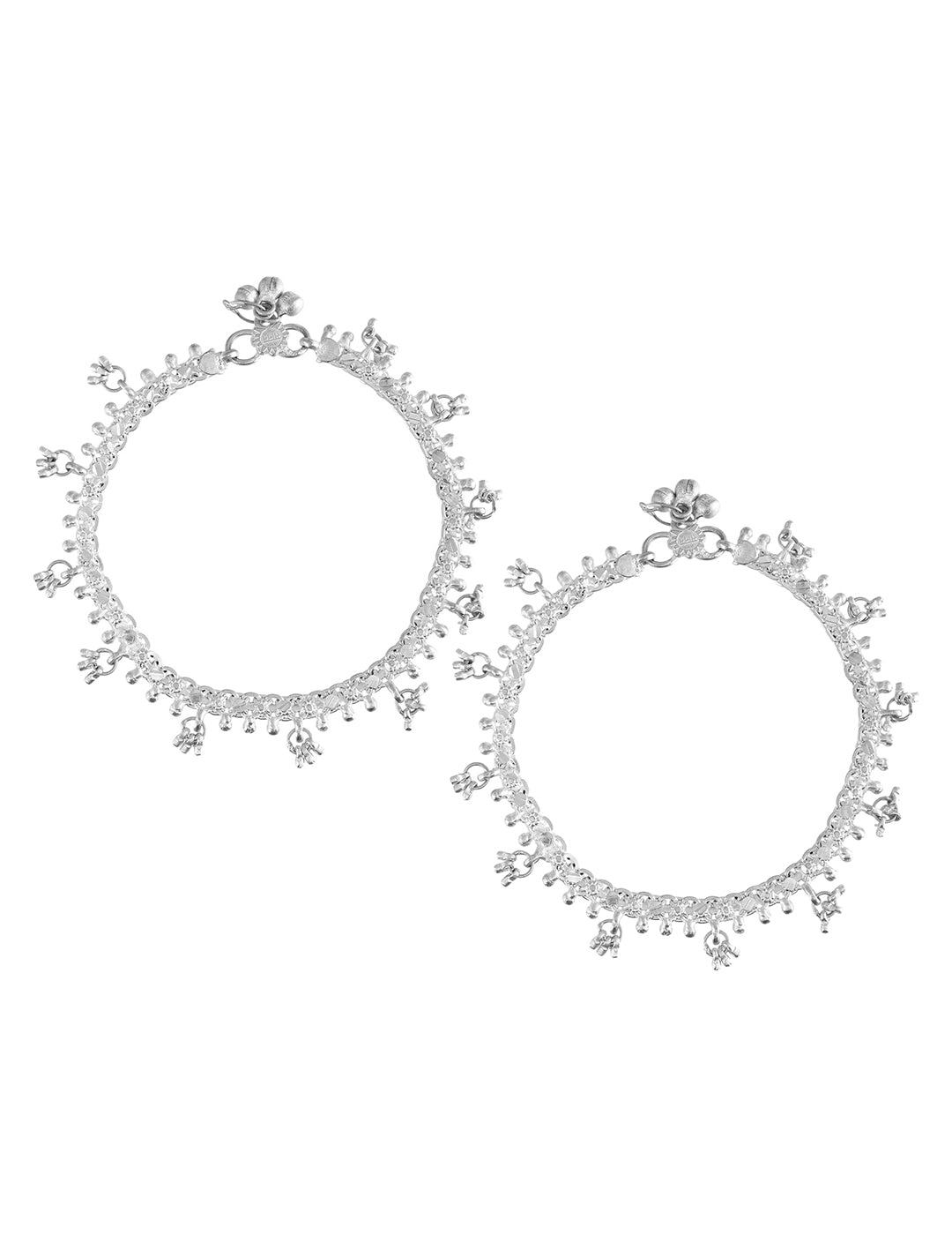 Traditional Silver Ghungroo Anklet For Women | Traditional & Party Wear Payal