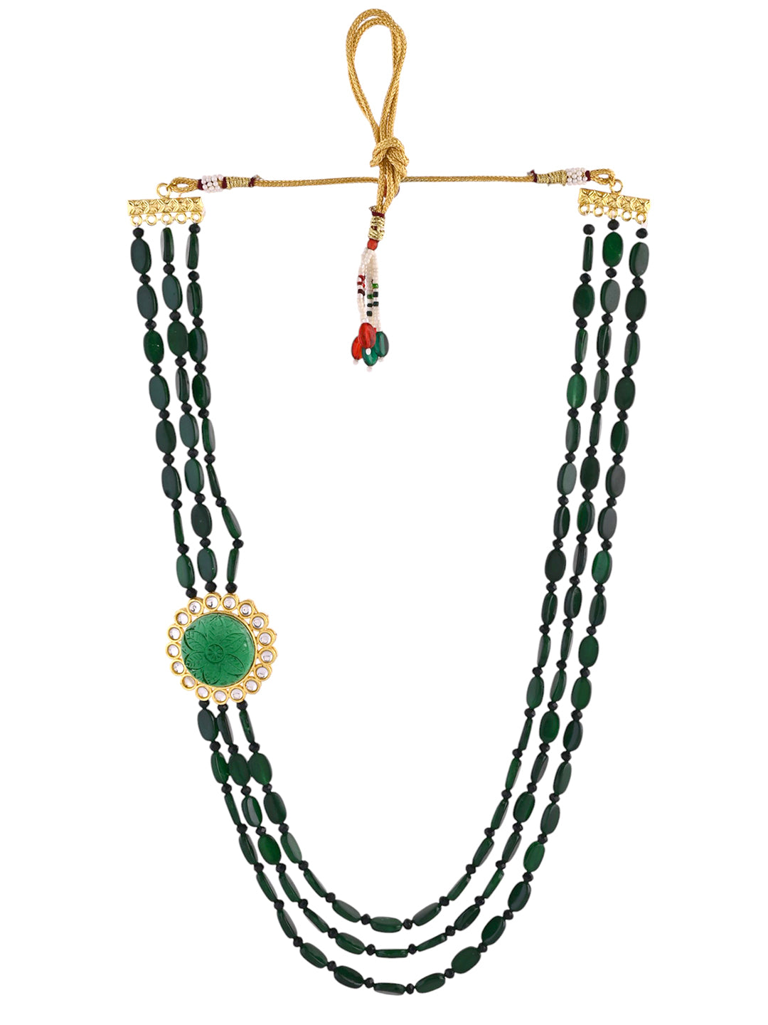 Handmade Beaded Multi-Layer Necklace For Festive & Wedding Wear For Women