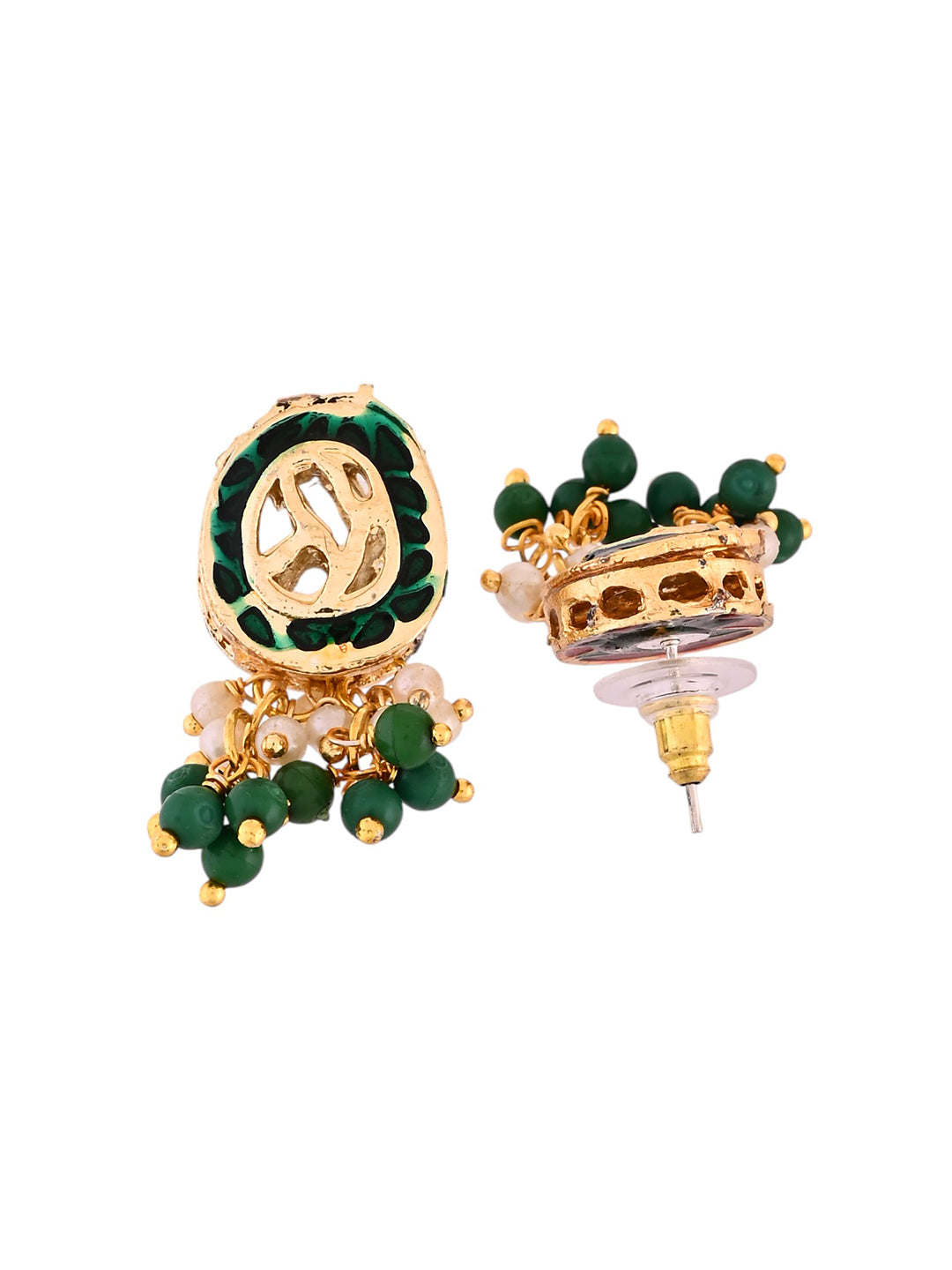 Traditional Multi-Layer Pearl Choker Necklace Set | Ethnic Choker Jewellery Set For Women