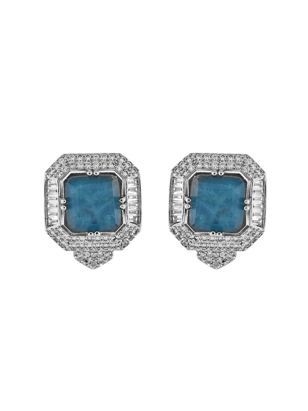 Silver Plated Choker Jewellery Set For Women | Ethnic Necklace With Earring