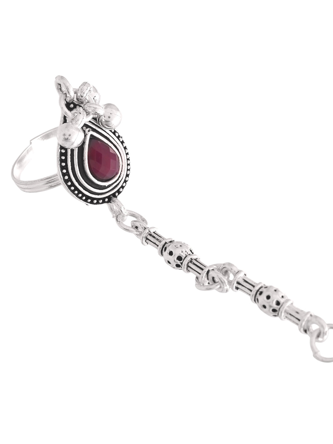 Traditional Silver-Plated Payal With Toe Ring For Women | Anklet & Bichiya Set