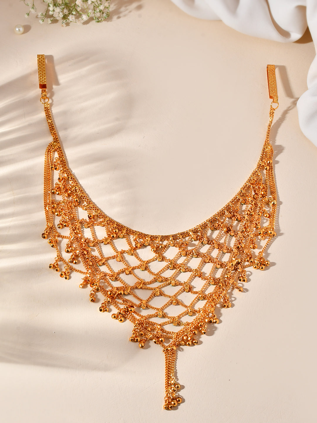 Gold Plated Saree Kamarbandh For Women | Bridal Waist Chain | Traditional Saree Accessory