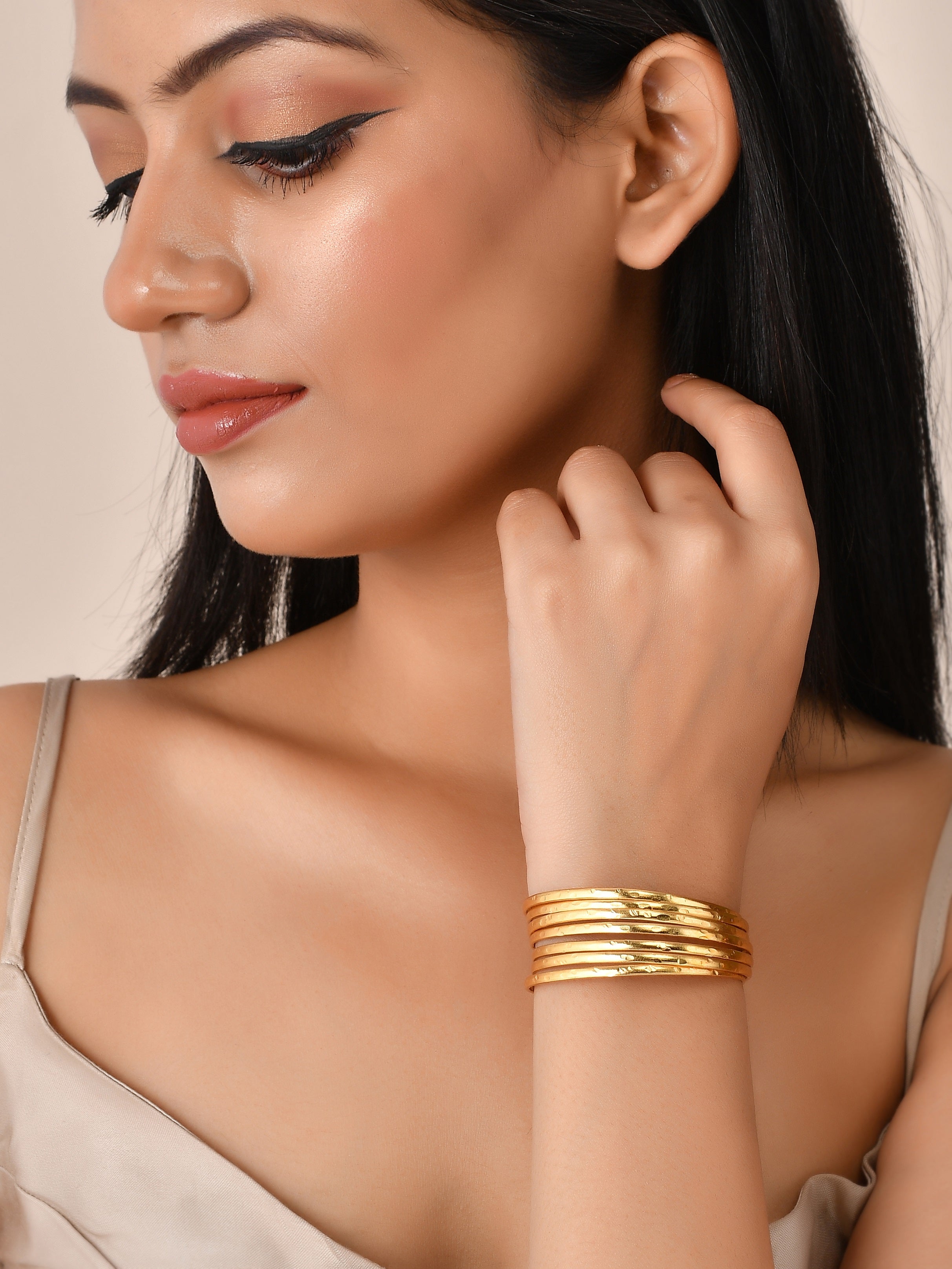 Gold Plated Contemporary Bracelet