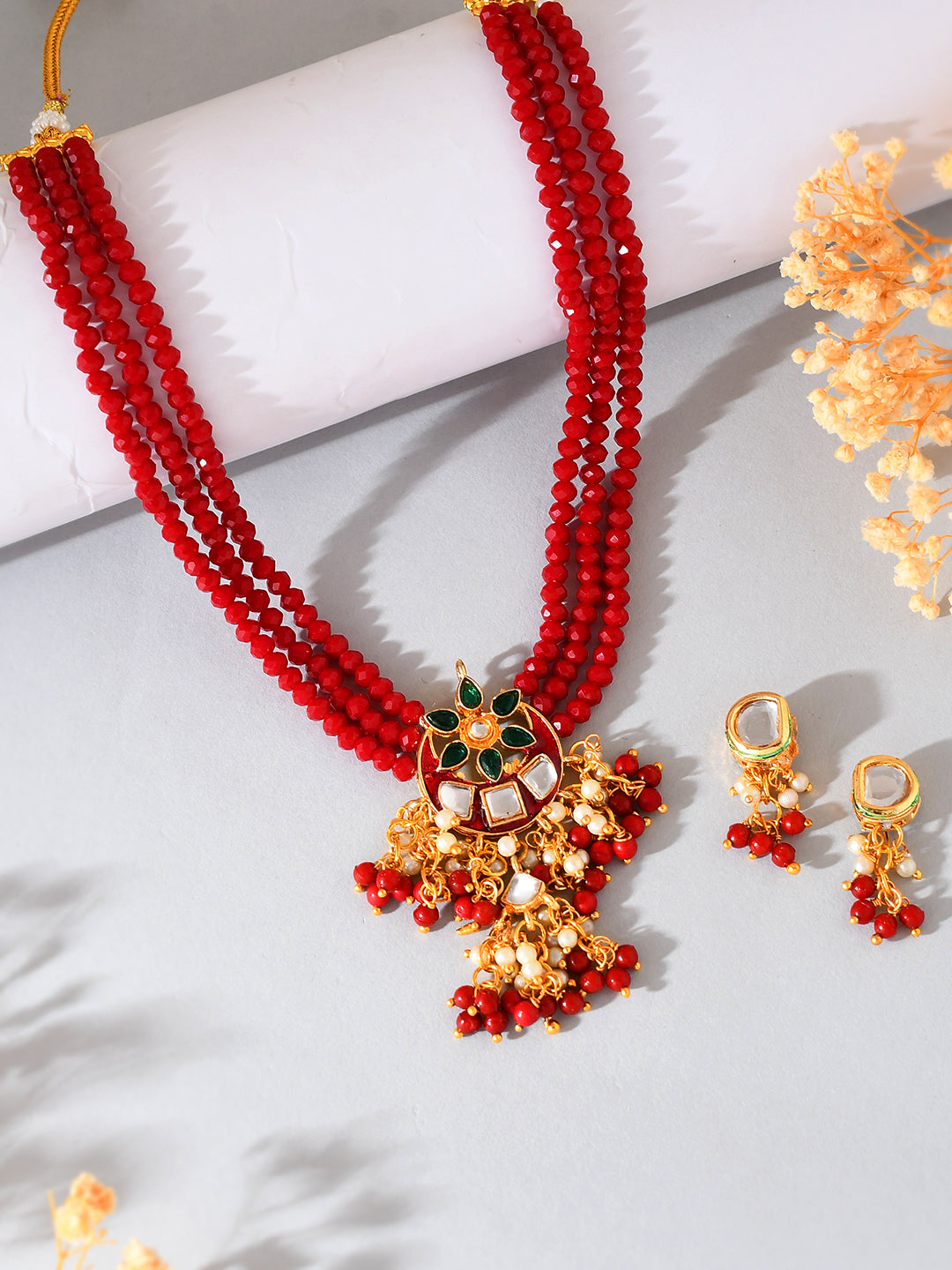 Traditional Kundan Jewellery Set For Women