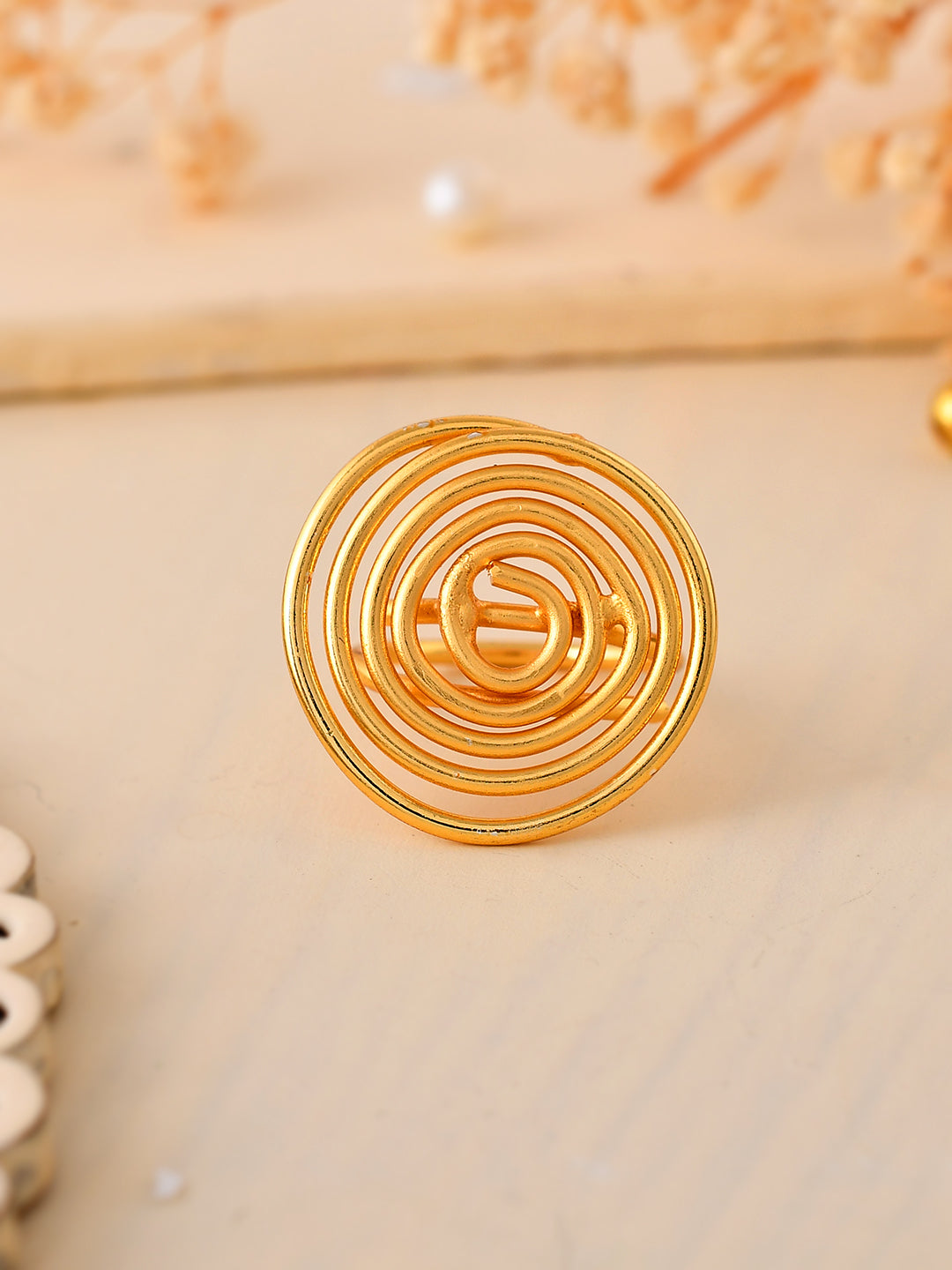 Trending Gold-Plated  Circular  Ring