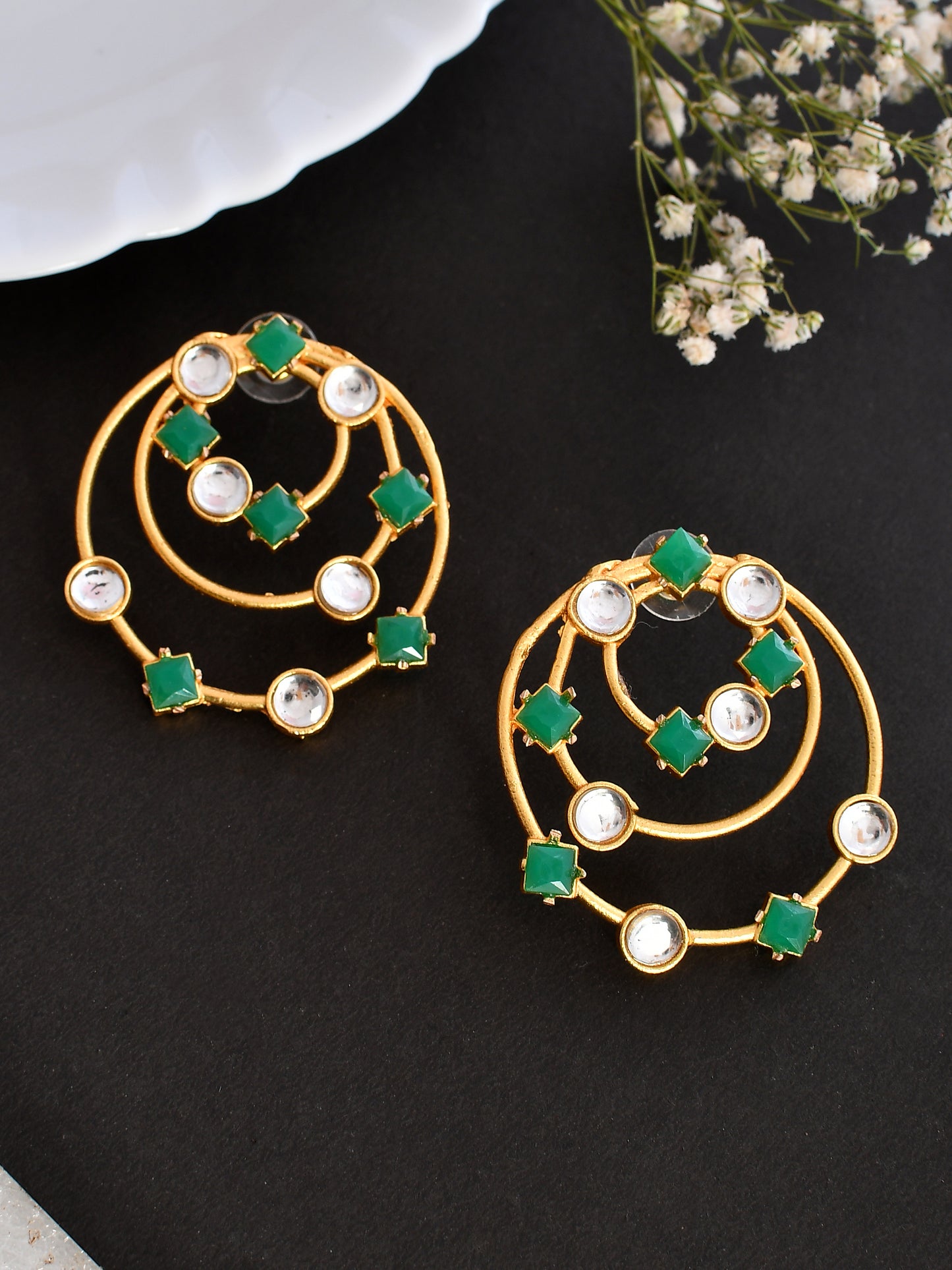 Gold Plated Hoop Earring for Classic Look for Women Online