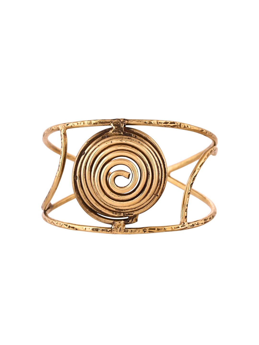 Golden Swirl Luxe Bracelet | Traditional & Ethnic Wear Jewellery