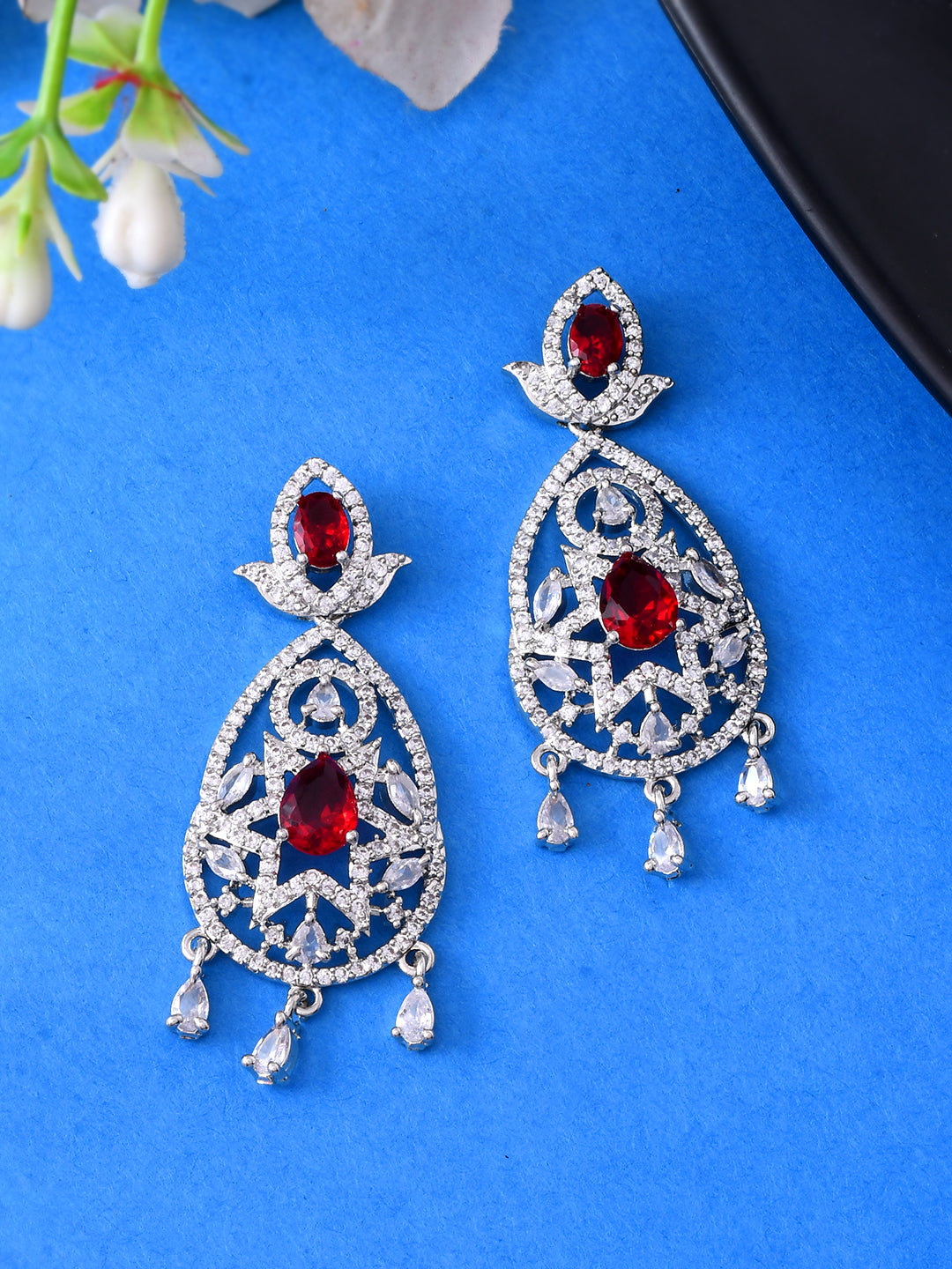 American Diamond Earrings for Women | AD Jewellery | Party & Bridal Accessories