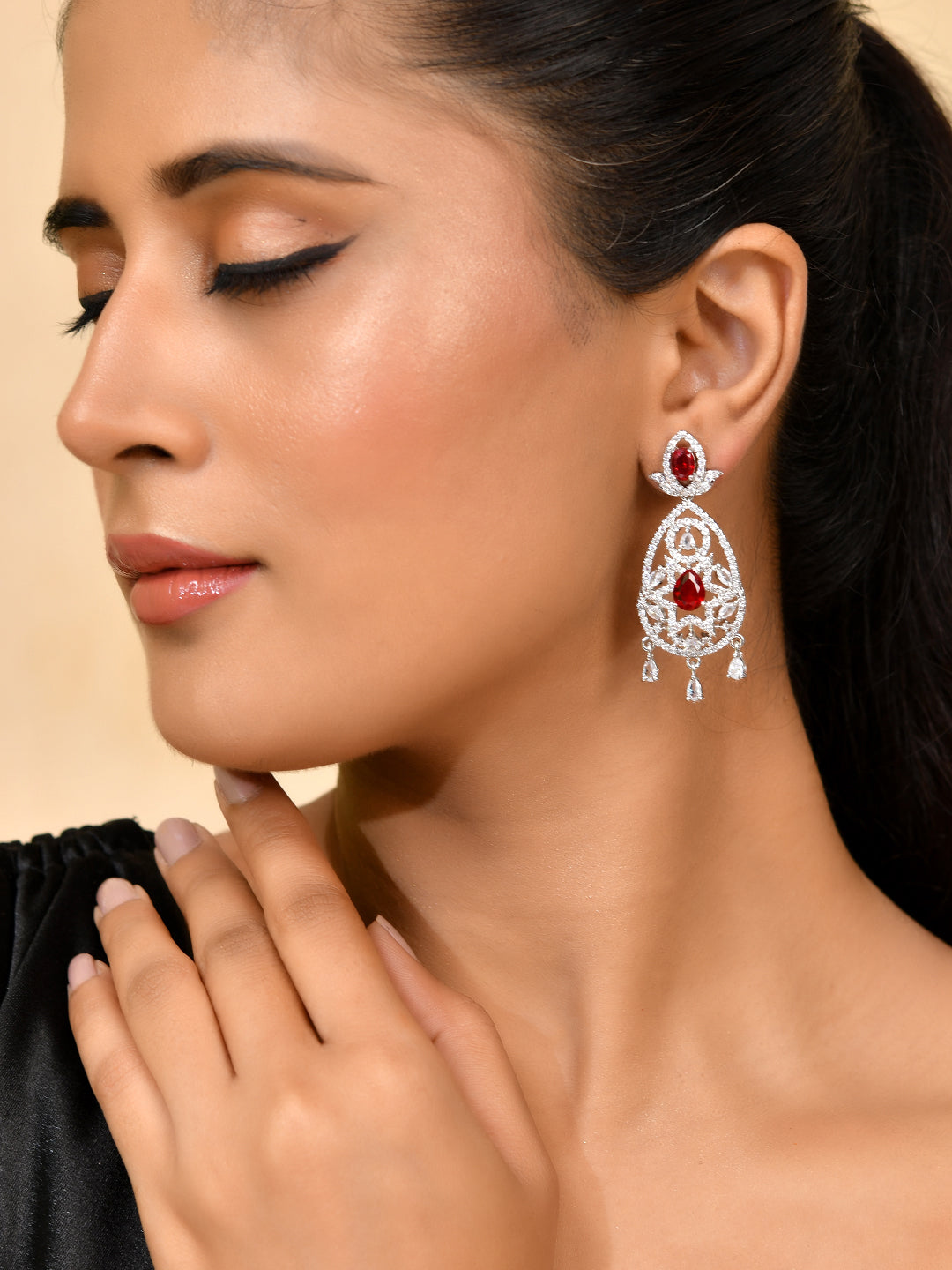 American Diamond Earrings for Women | AD Jewellery | Party & Bridal Accessories