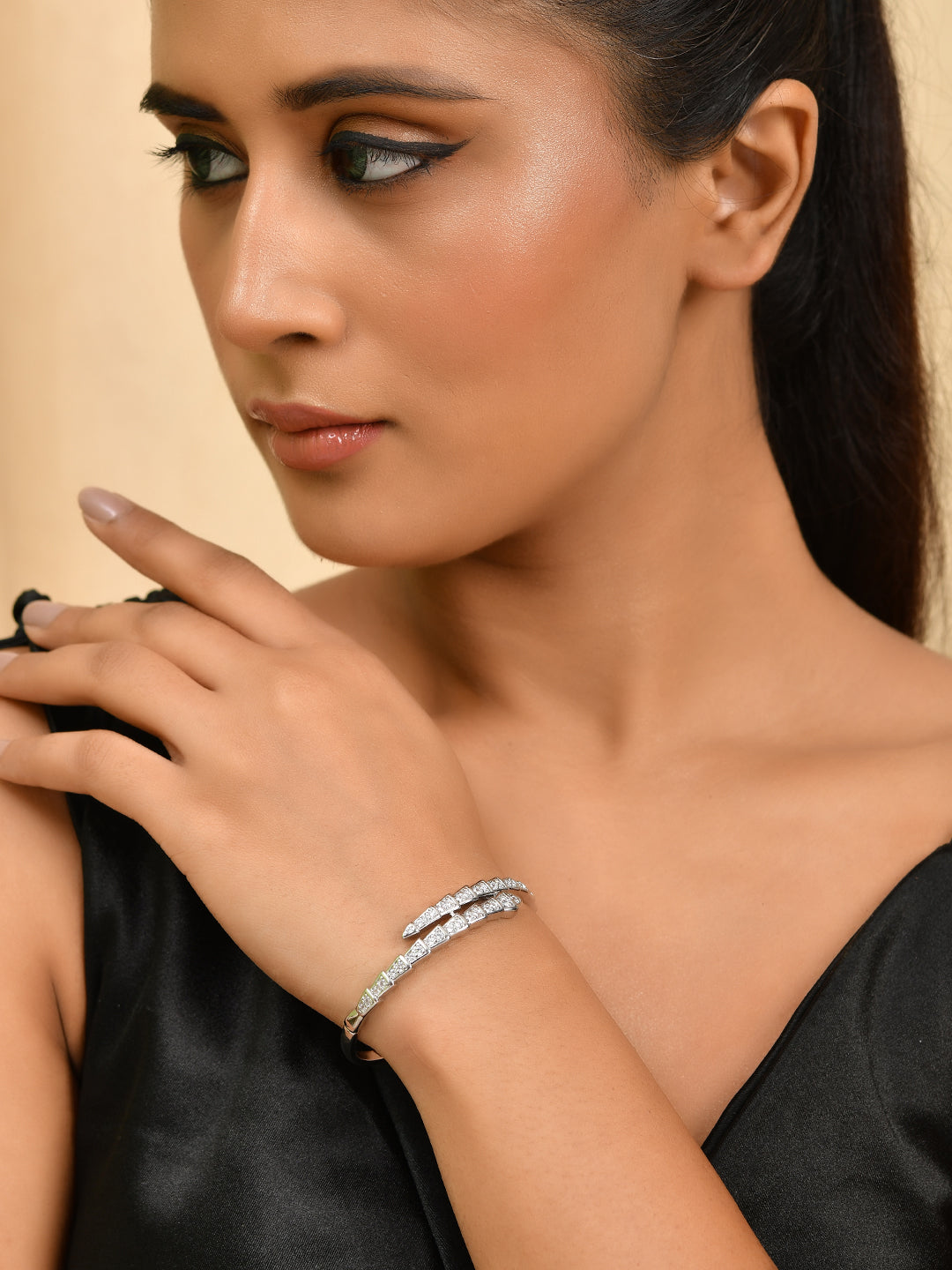 Silver Diamond Bracelet for Women | Daily & Party Wear Jewellery