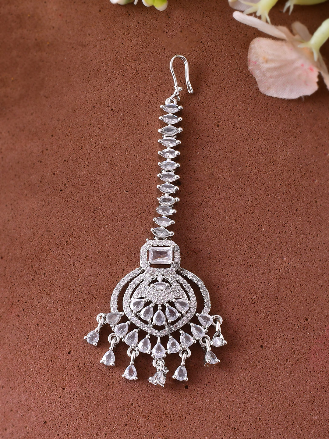 American Diamond Maang Tikka For Women | Party & Bridal Accessorie