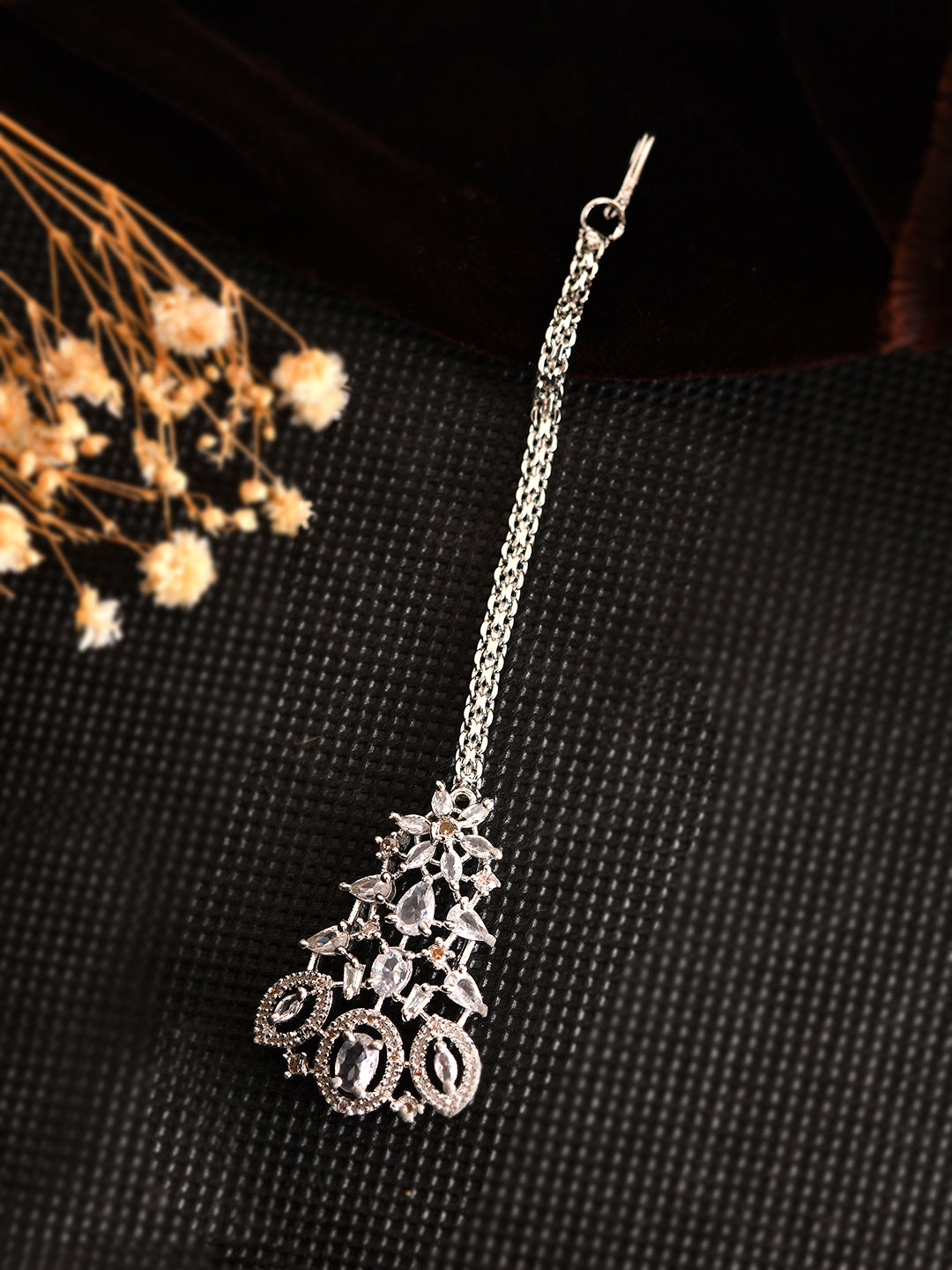 Amercian Diamond Bridal Choker Necklace Set |  Wedding & Reception Jewelry For Women