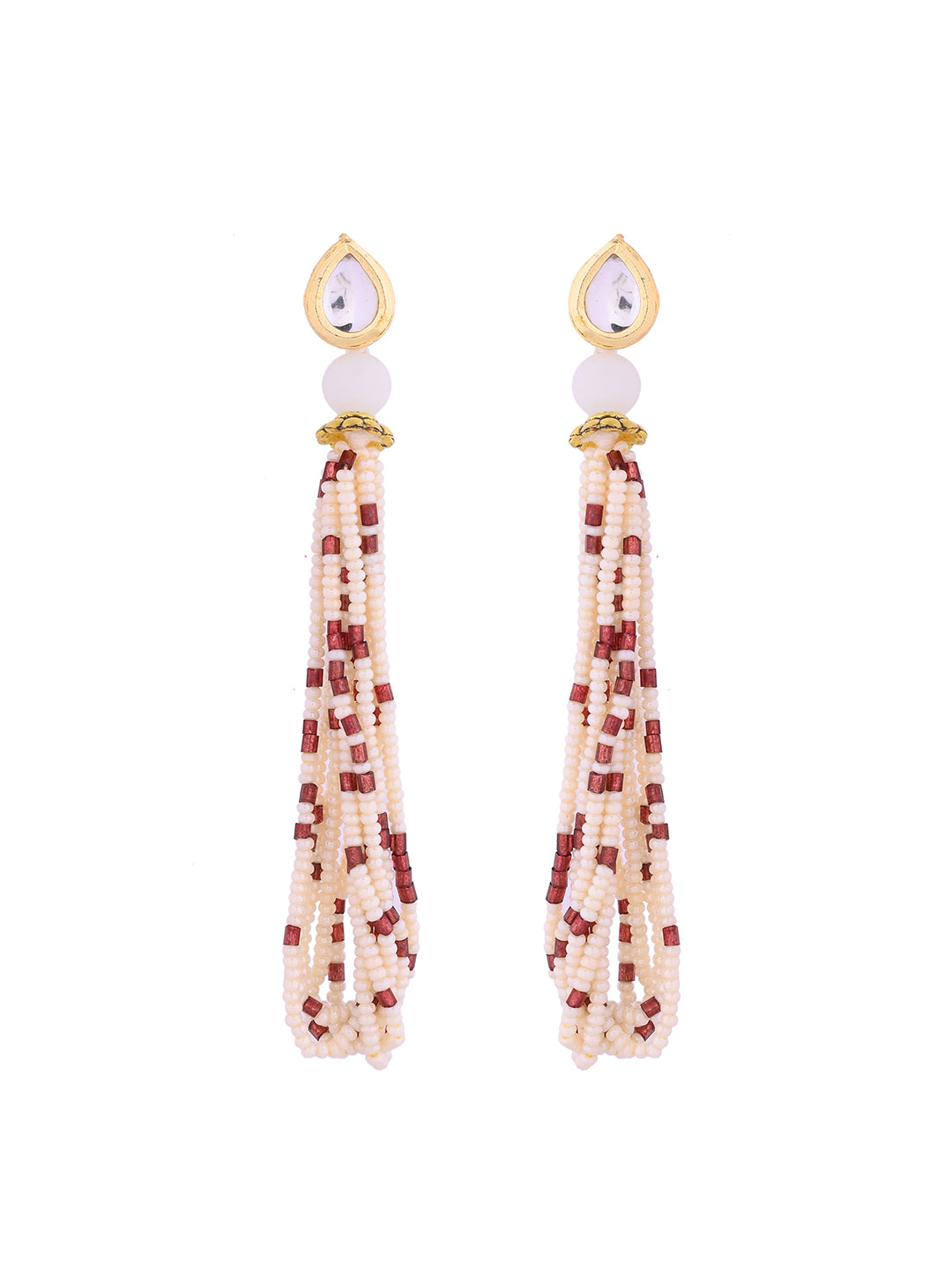 Classical Ethnic Beads Necklace Jewellery Set For Women & Girls