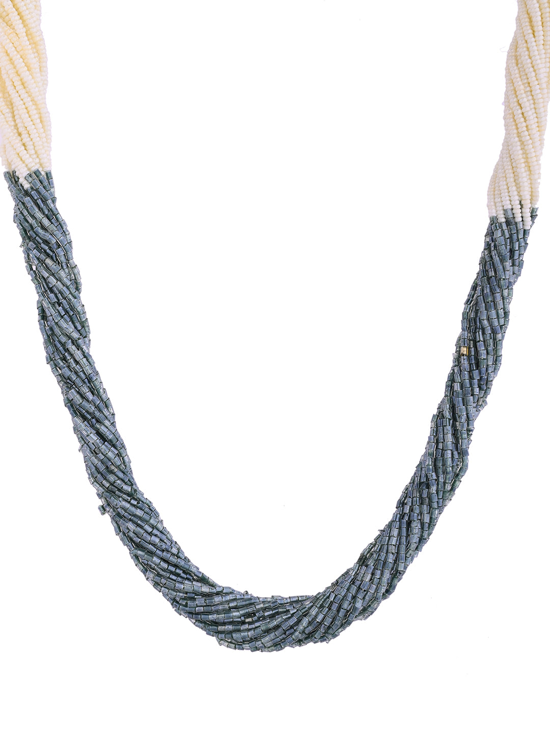 Beaded Necklace Set With Tassel Earrings For Women