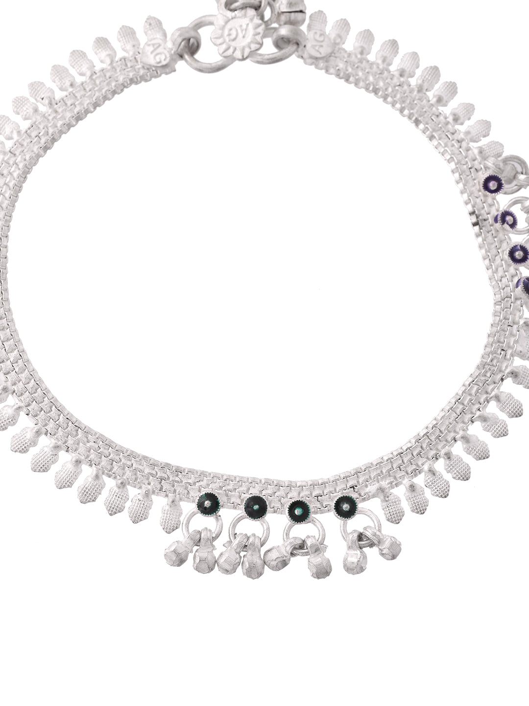 Traditional Designer Payal For Women | Ethnic Adjustable Silver Ghungroo Anklet