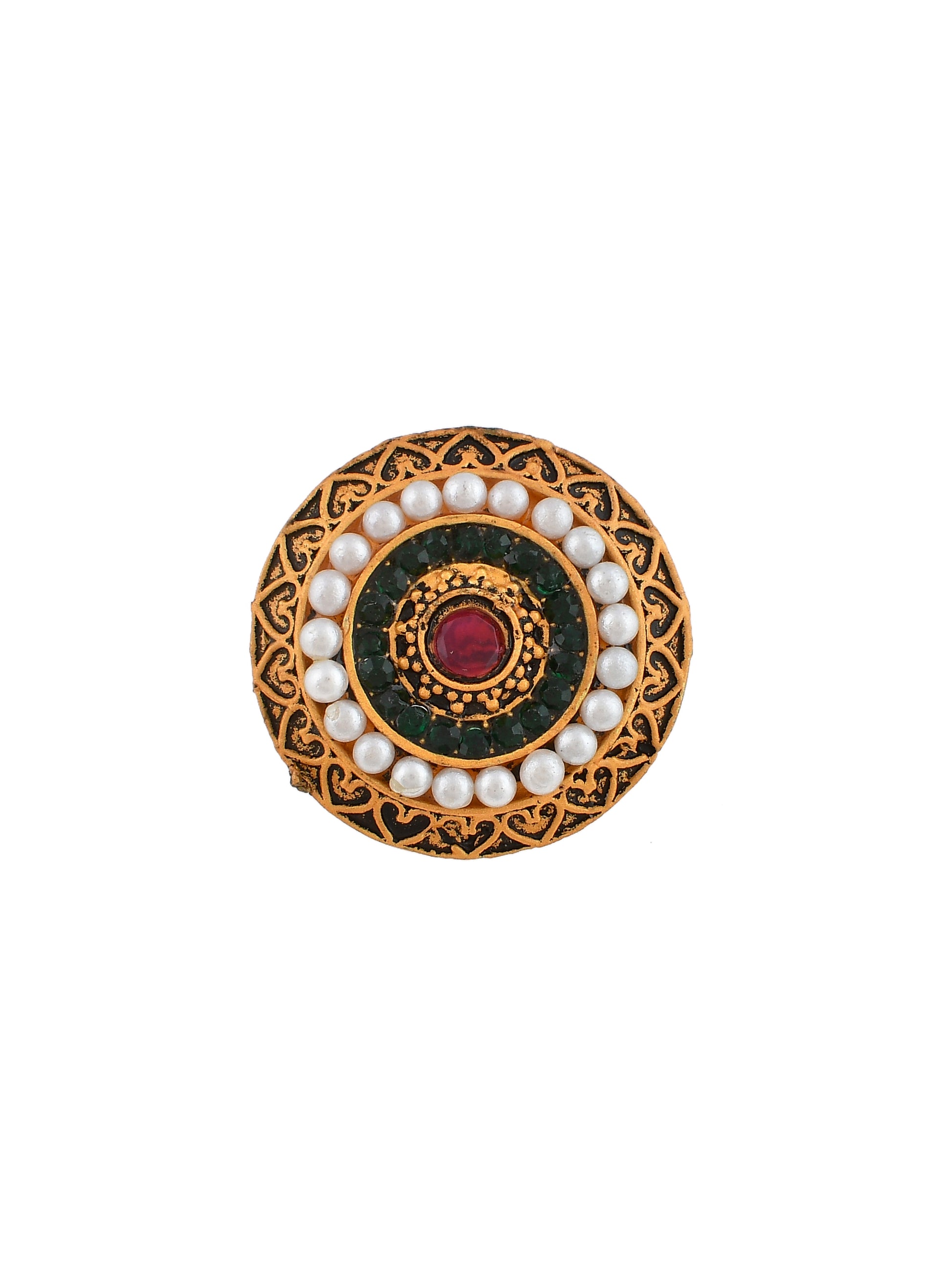 Circular South Indian Ethnic Rings