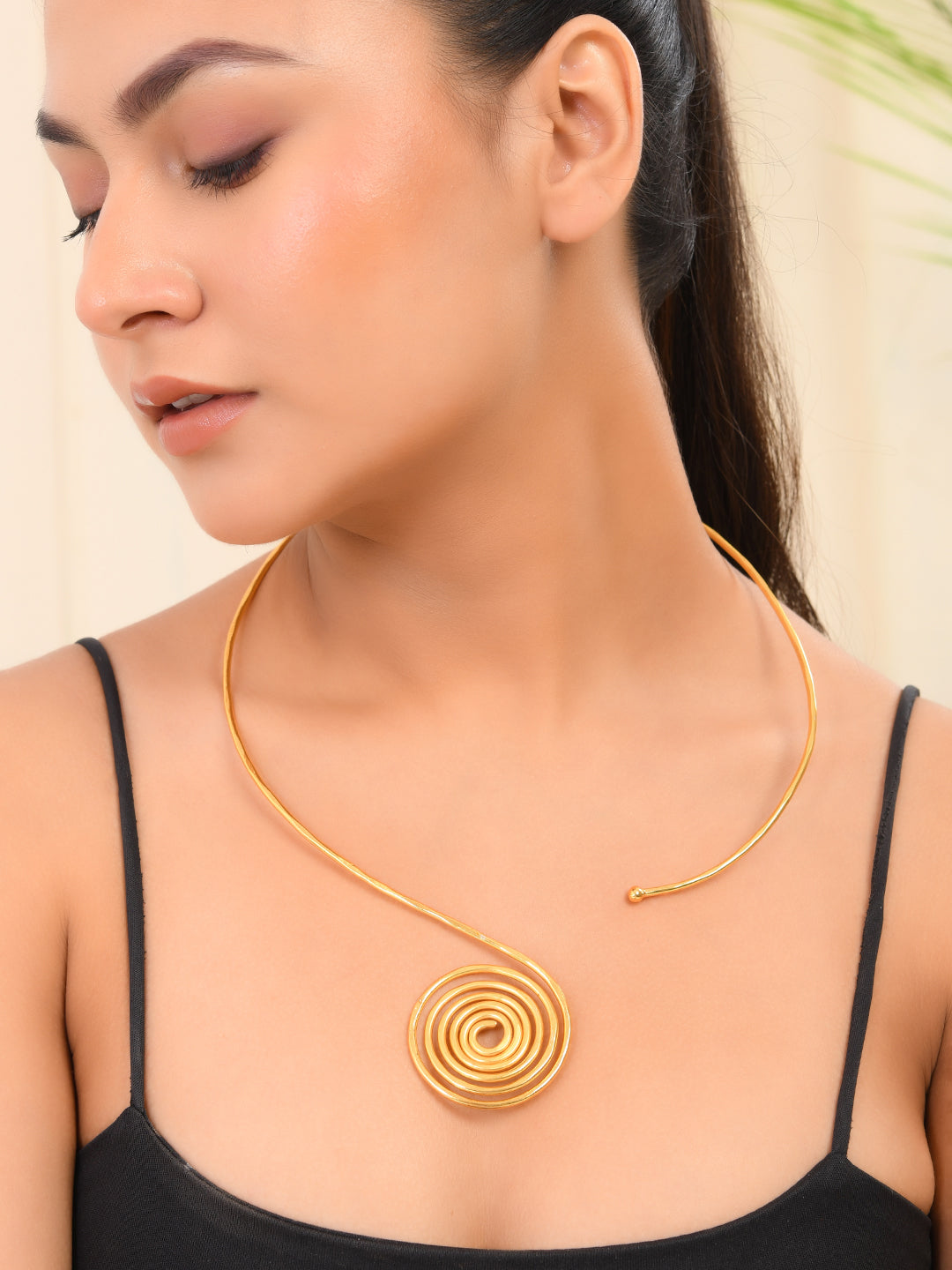 Gold plated hasli Necklace For Women